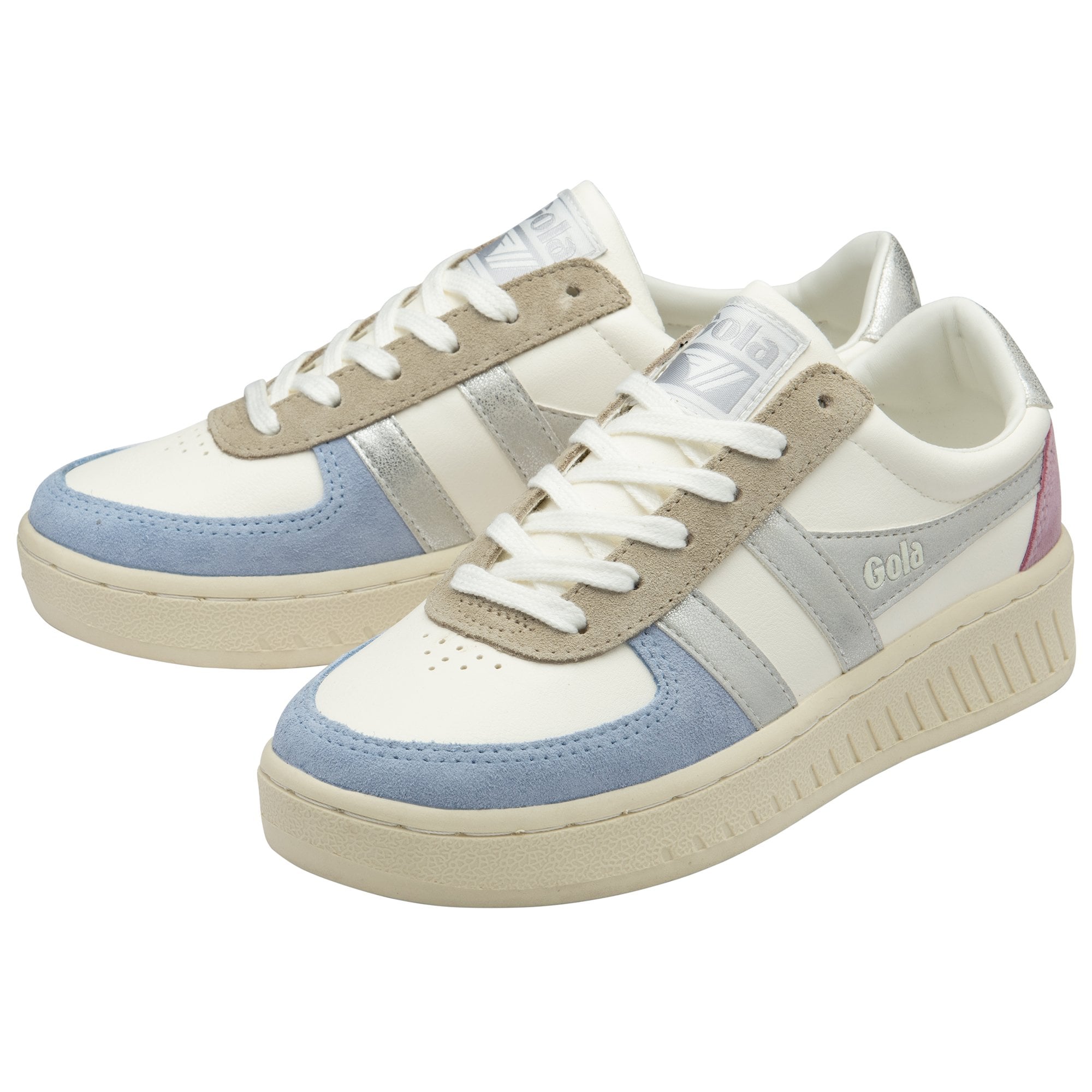 gola-grandslam-quadrant-damen-sneaker-off-white-multi image 3