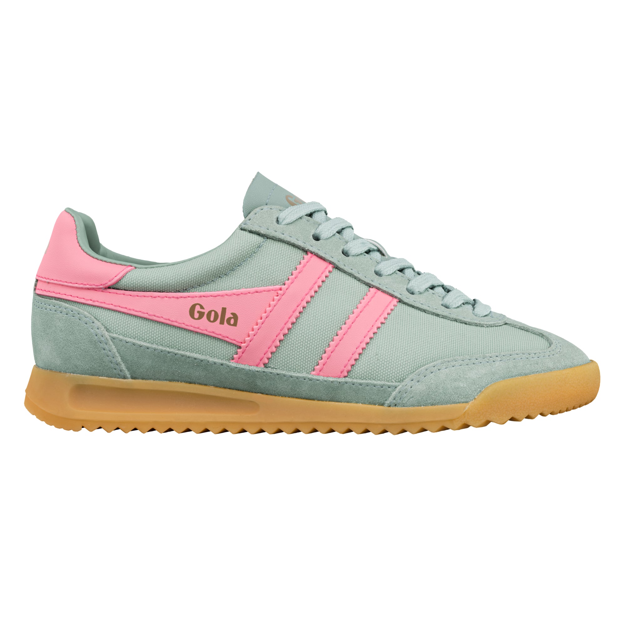 gola-tornado-sneaker-f-r-damen-gr-n-nylon-neonpink image 1