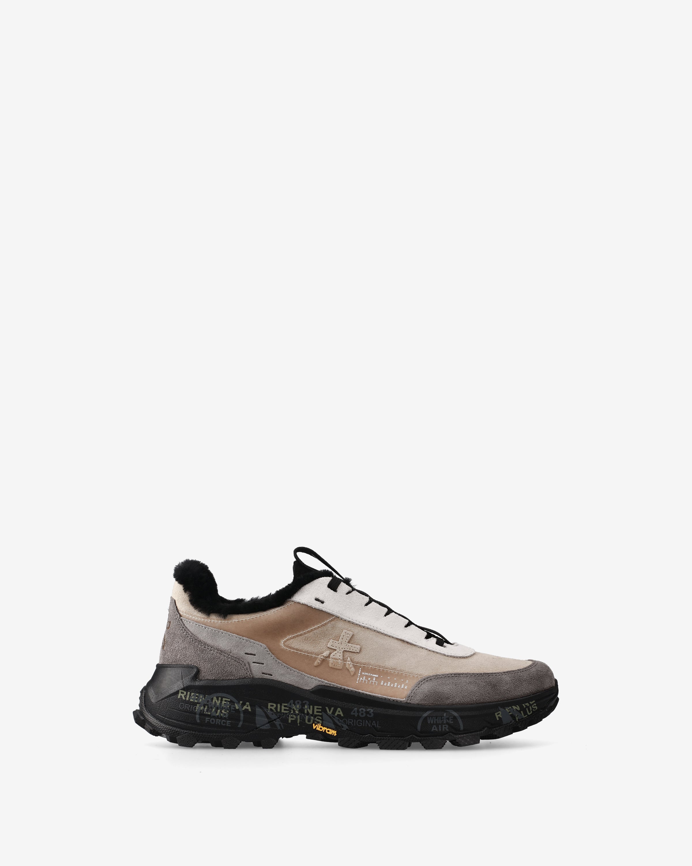 premiata-devin-434m-sneaker-herren-beige image 1