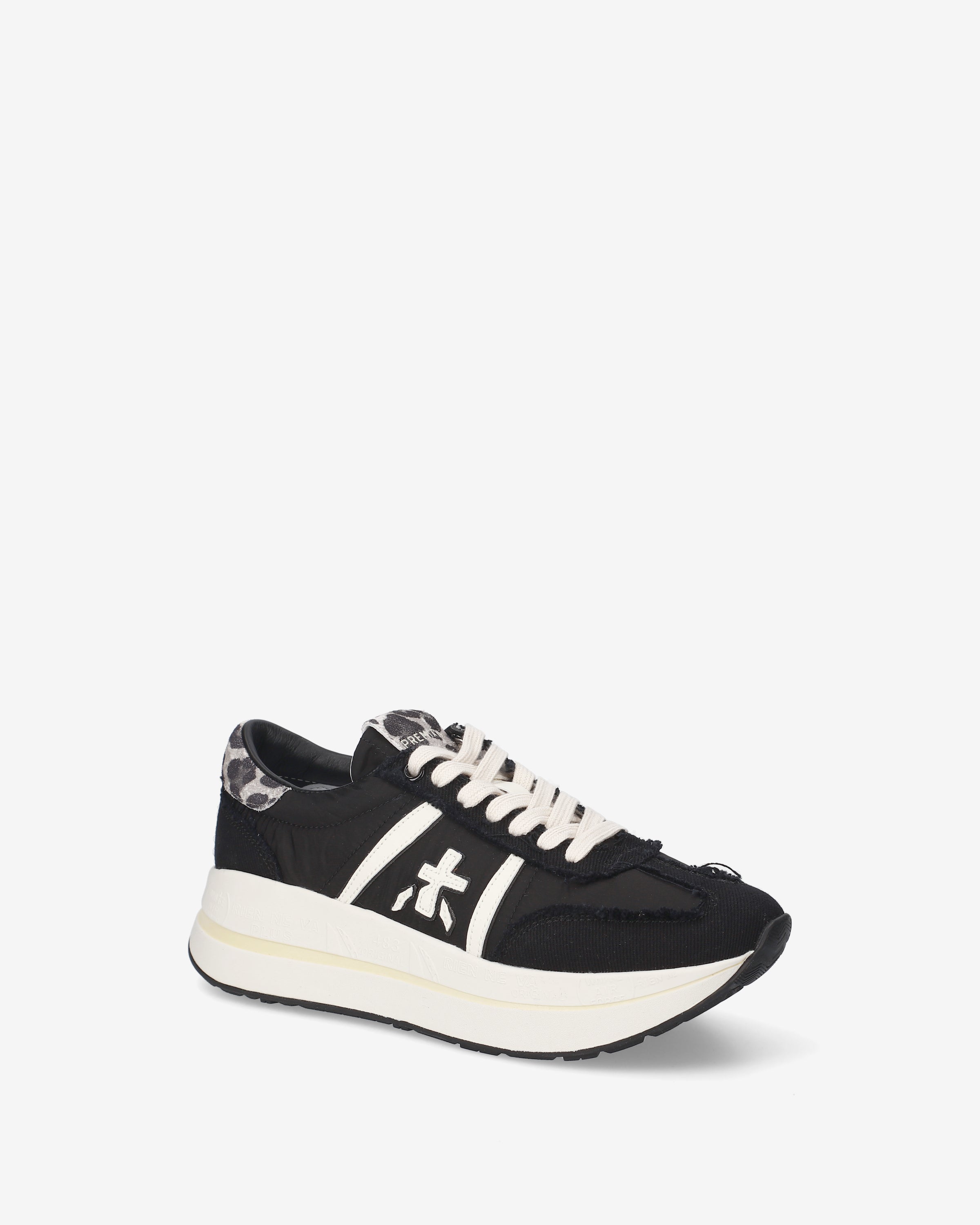 premiata-bethcoin-8150-sneaker-damen-nylon-suede-animalprint image 2