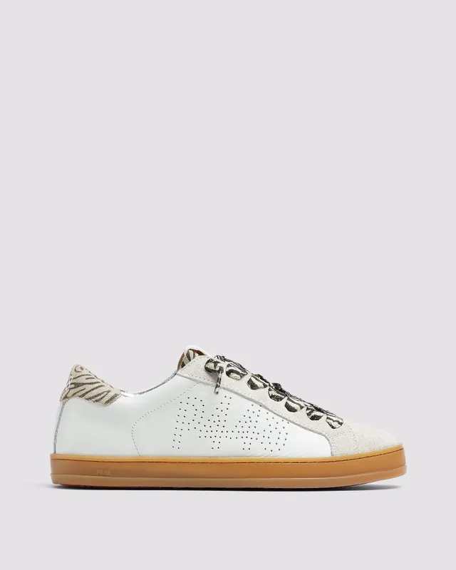 p448-john-wild-zebra-white-damen-sneaker-low-top image 1