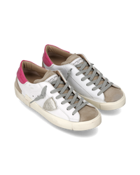 philippe-model-prsx-damen-sneaker-wei-fuchsia-grau-taupe image 4