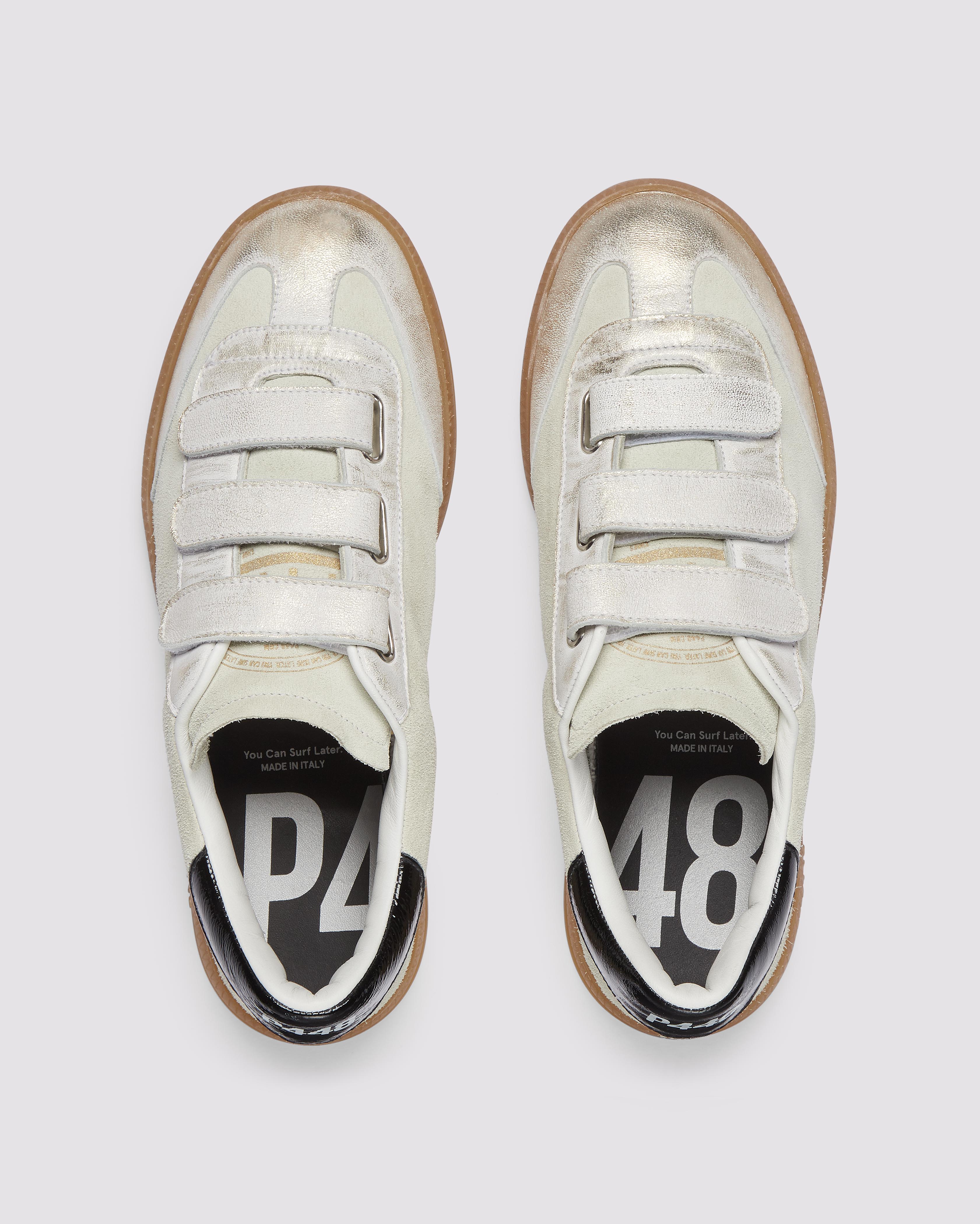 p448-capri-cream-low-top-premium-sneaker-damen image 2