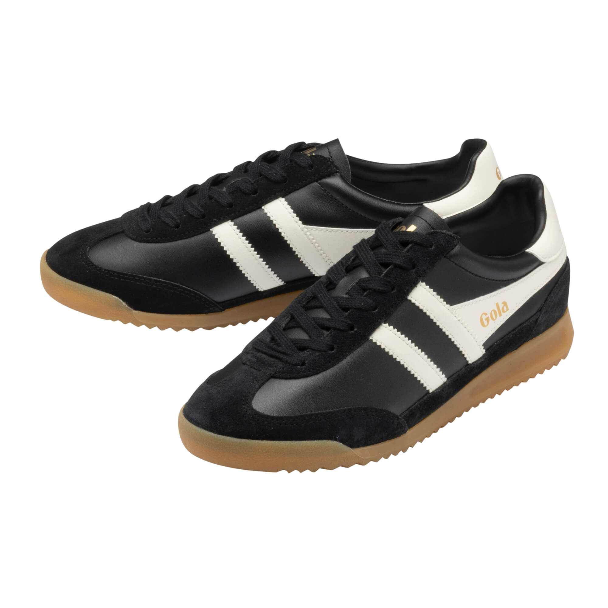 gola-tornado-herren-sneaker-aus-leder-schwarz-off-white-gum image 3