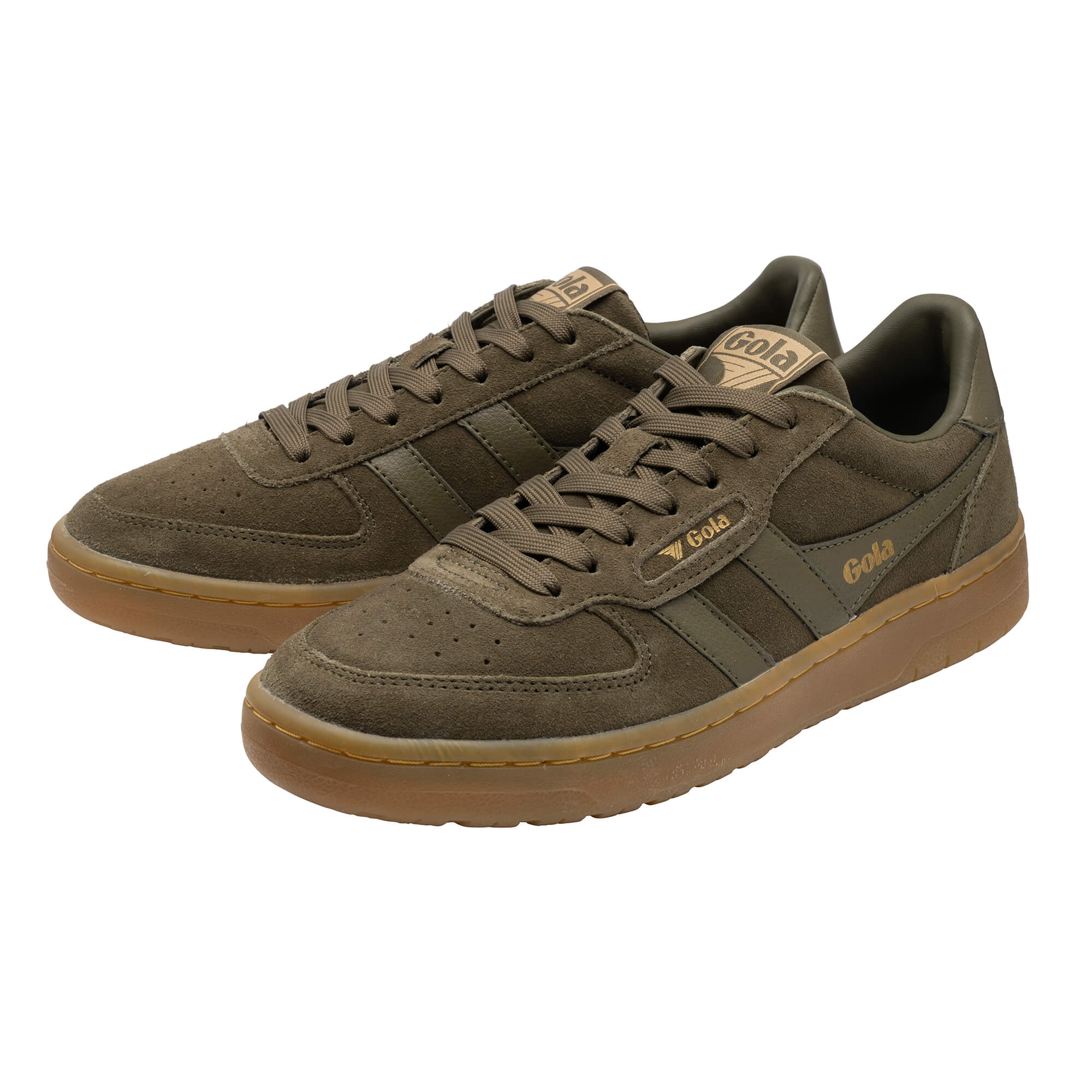 gola-hawk-suede-86-sneaker-f-r-damen-khaki image 3