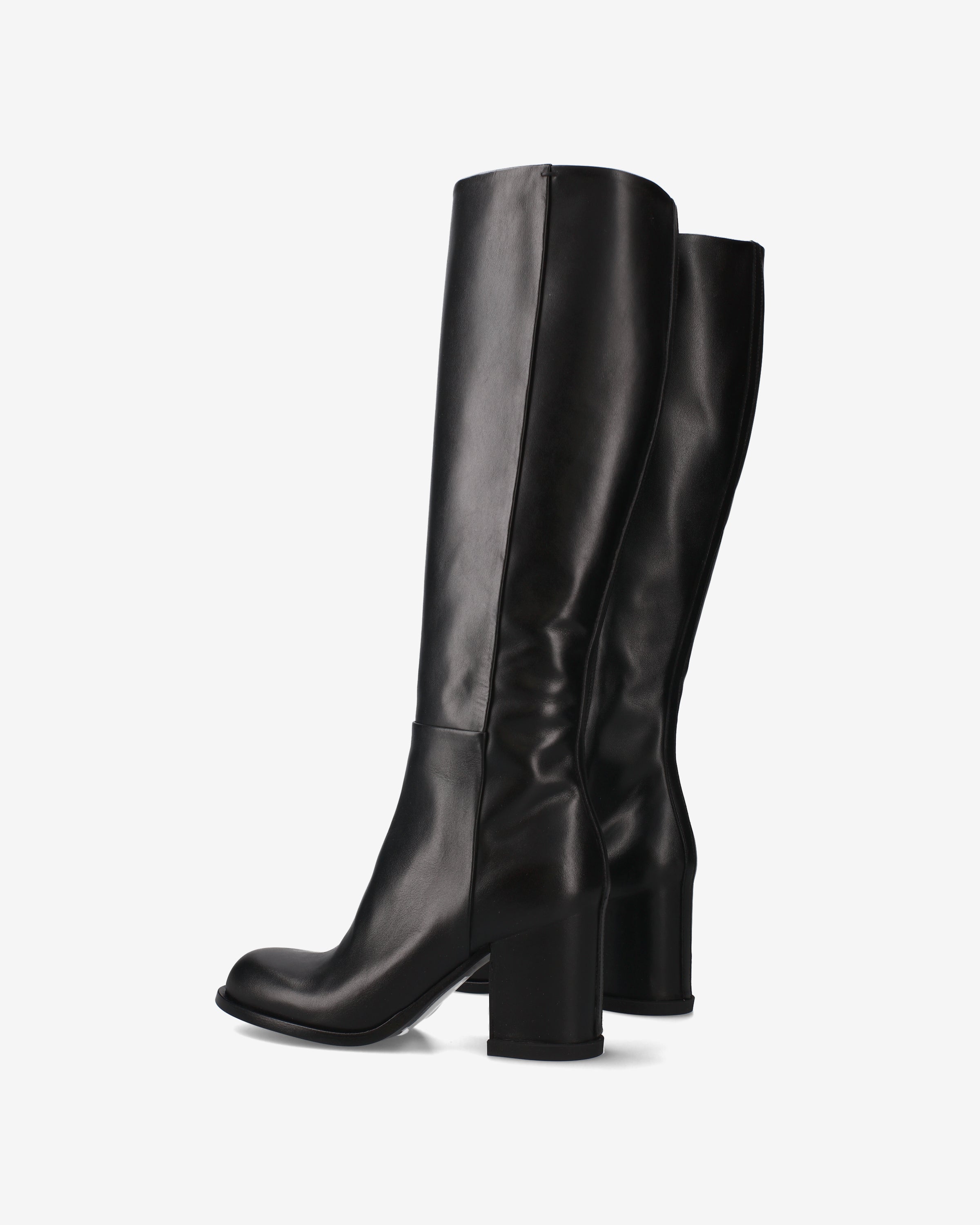 premiata-stivaletti-damen-schwarz-leder-80mm image 5