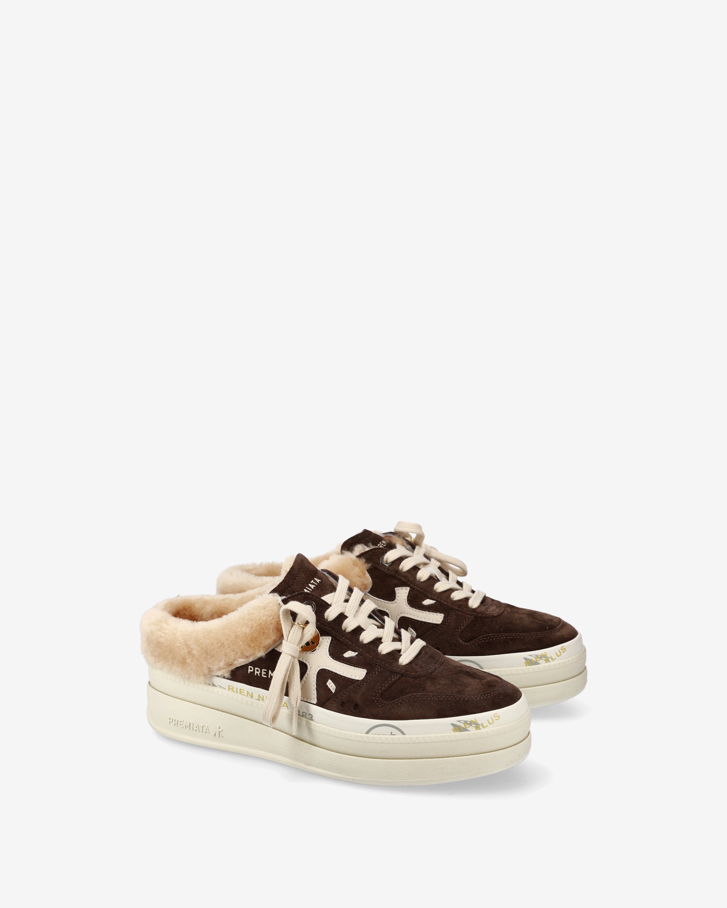 premiata-micol-7851m-sneaker-testa-di-moro-platform-5cm-fell image 2