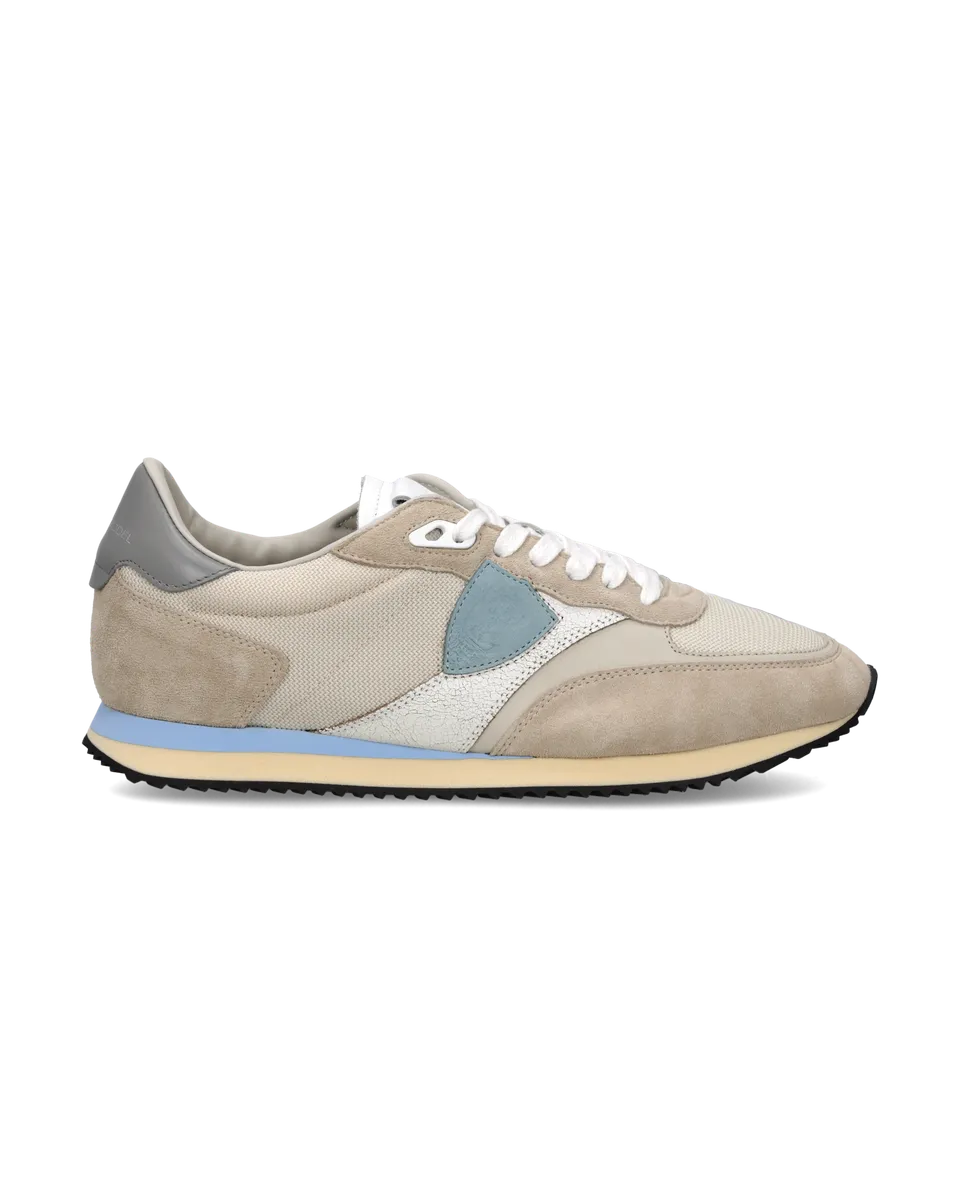 philippe-model-blville-sneaker-herren-sand-hellblau image 1