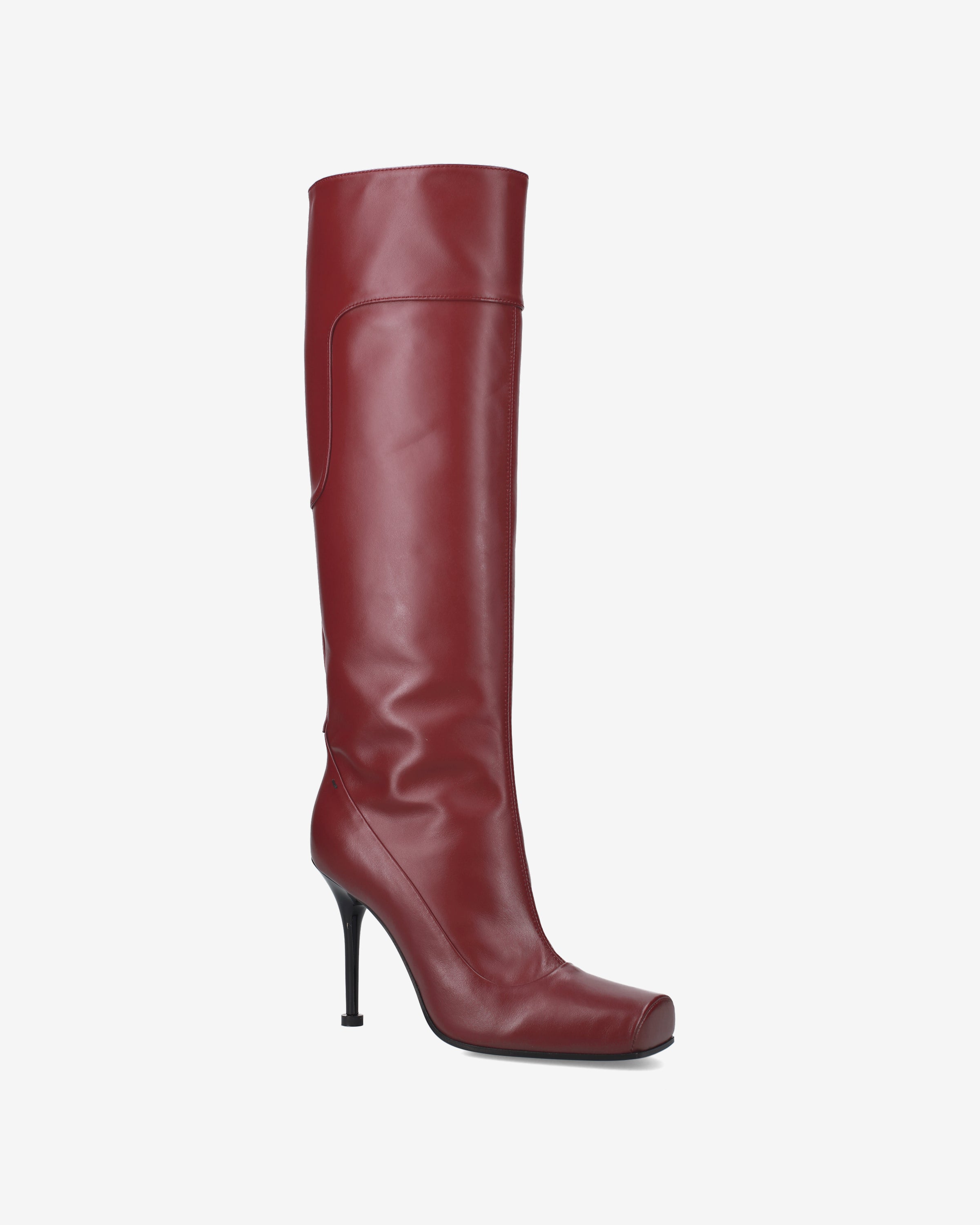 premiata-stiefel-damen-leder-wine-rot-10cm-absatz image 4