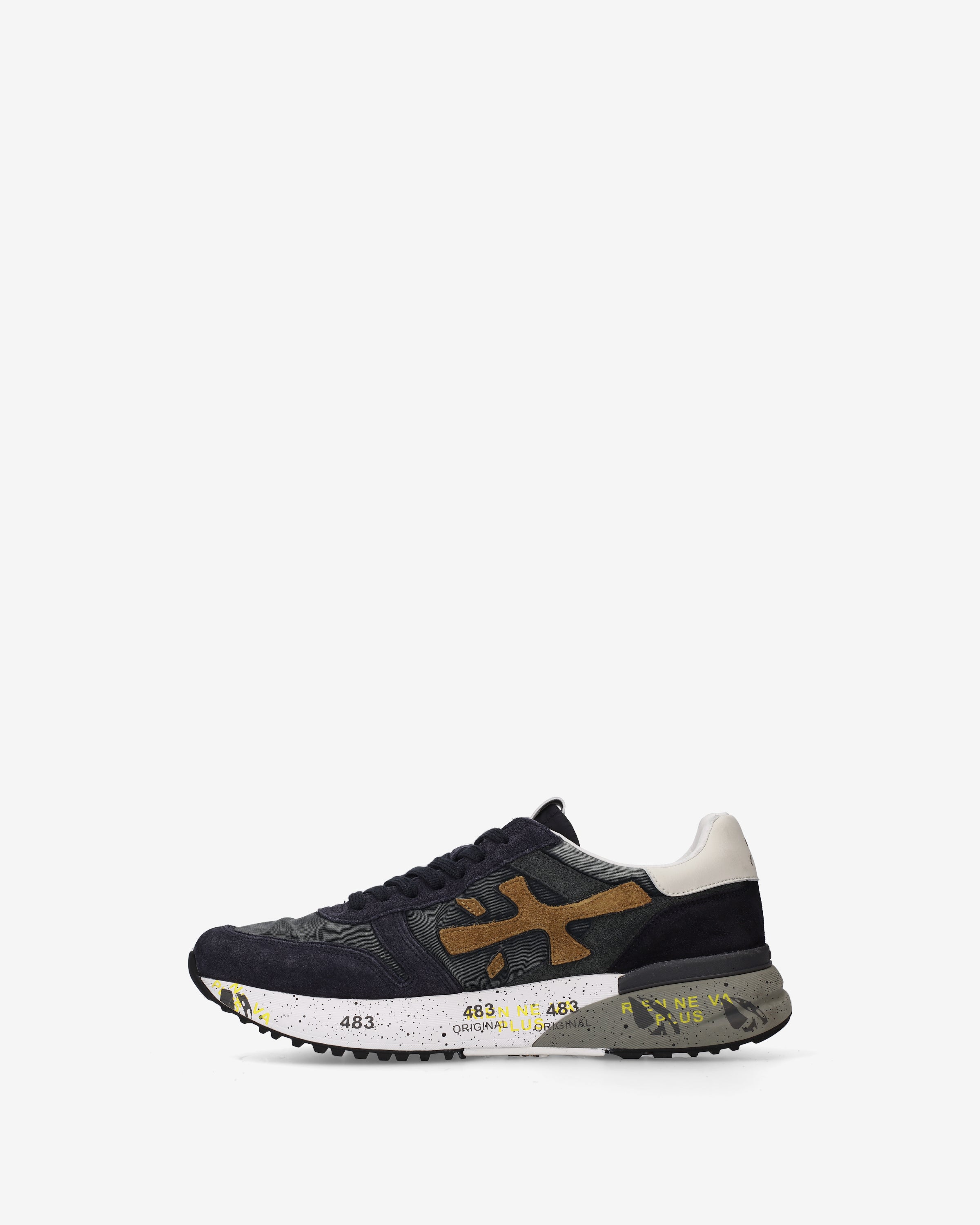 premiata-mick-8435-herren-sneaker-night-blau-suede image 3