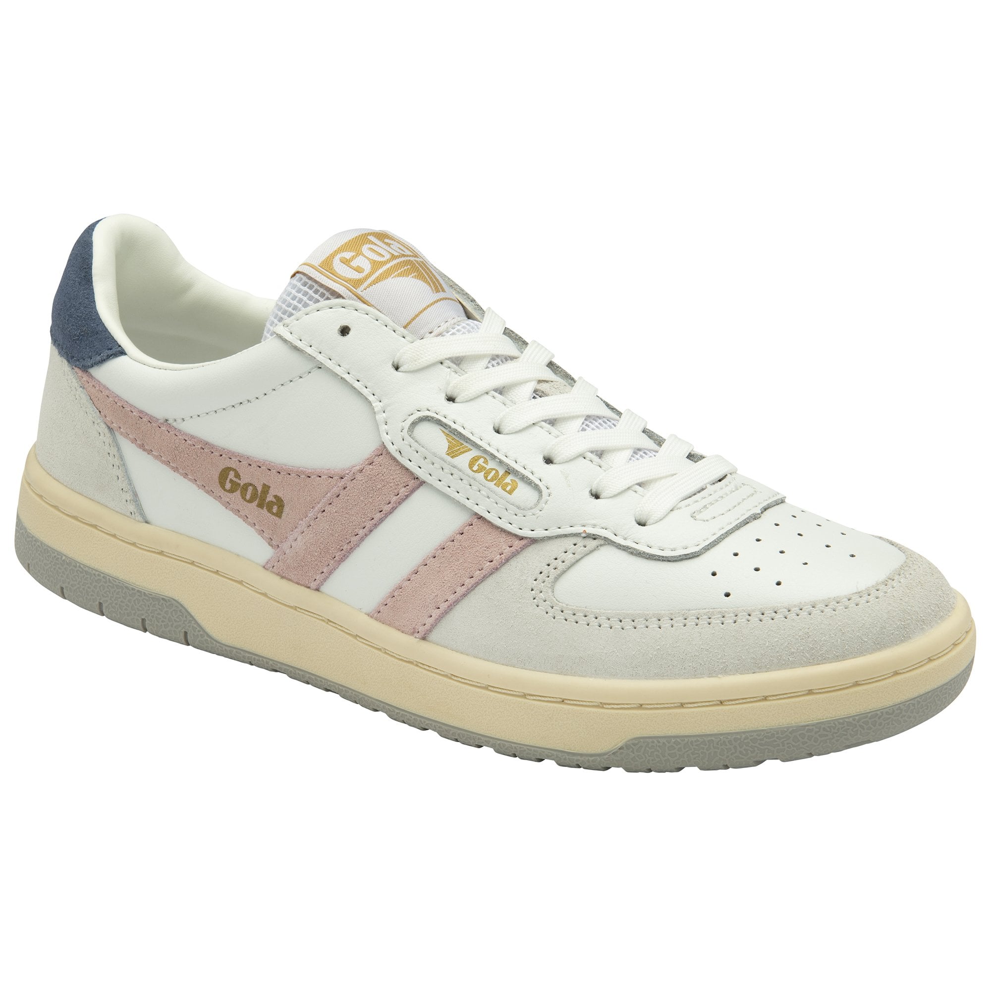 gola-hawk-damen-sneaker-wei-rosa-grau image 2