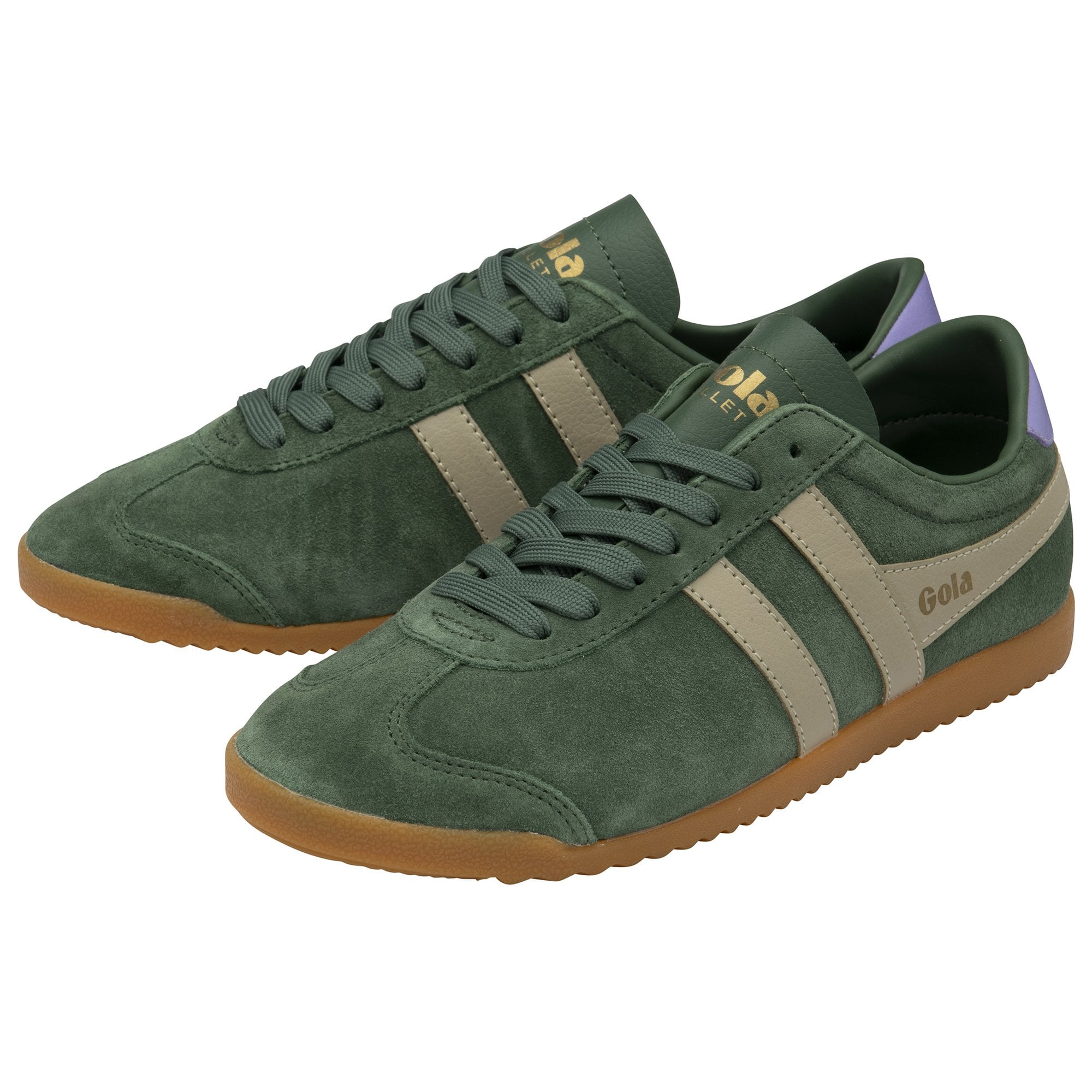 gola-bullet-damen-sneaker-aus-wildleder-evergreen-flieder image 3