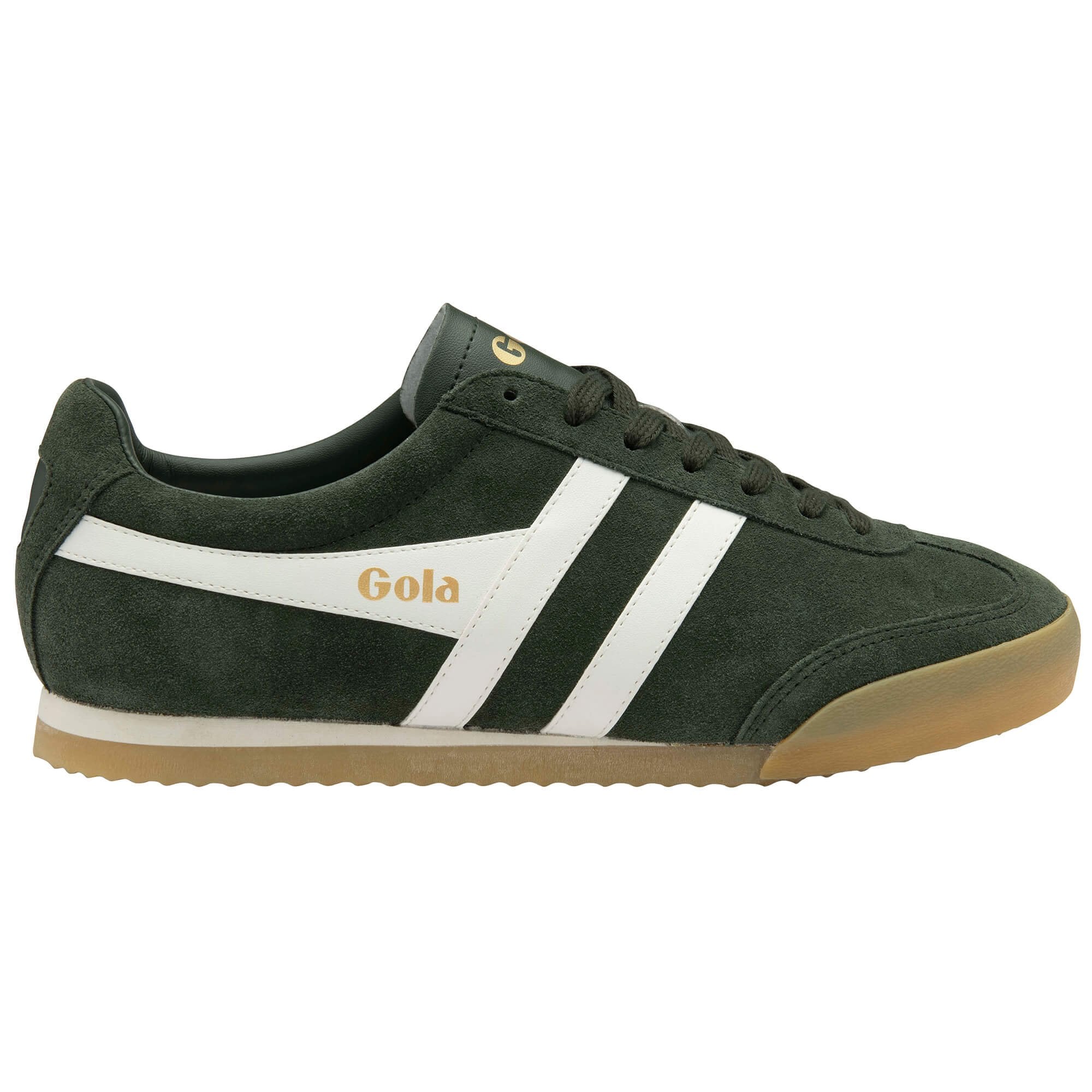 gola-apollo-herren-sneaker-dunkelkhaki-wildleder-creme image 1