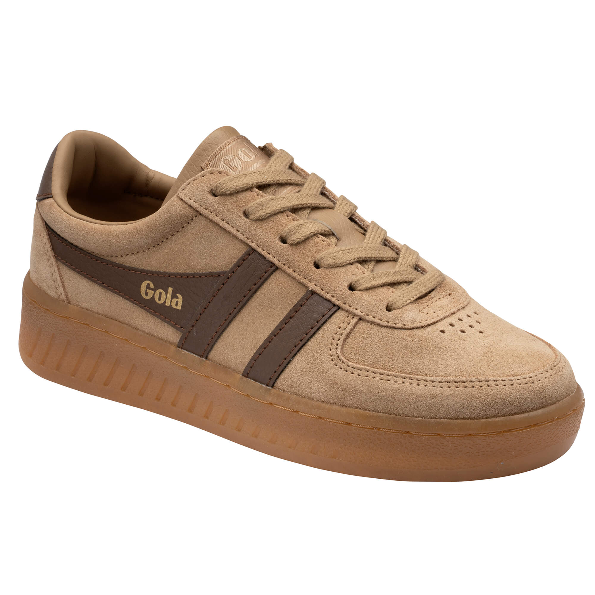 gola-grandslam-suede-damen-sneaker-karamell-braun image 2