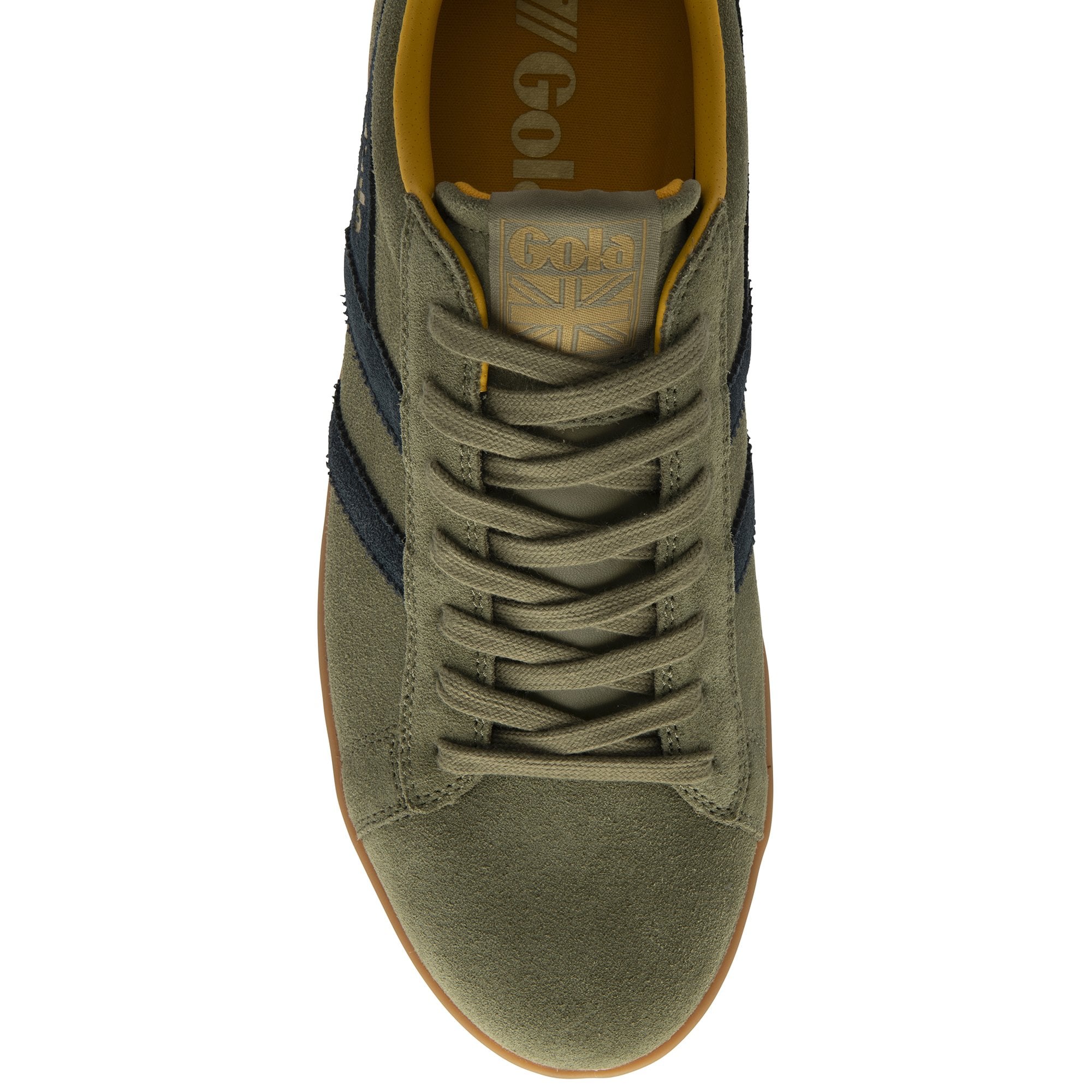 gola-equipe-ii-wildleder-sneaker-herren-khaki-navy image 5