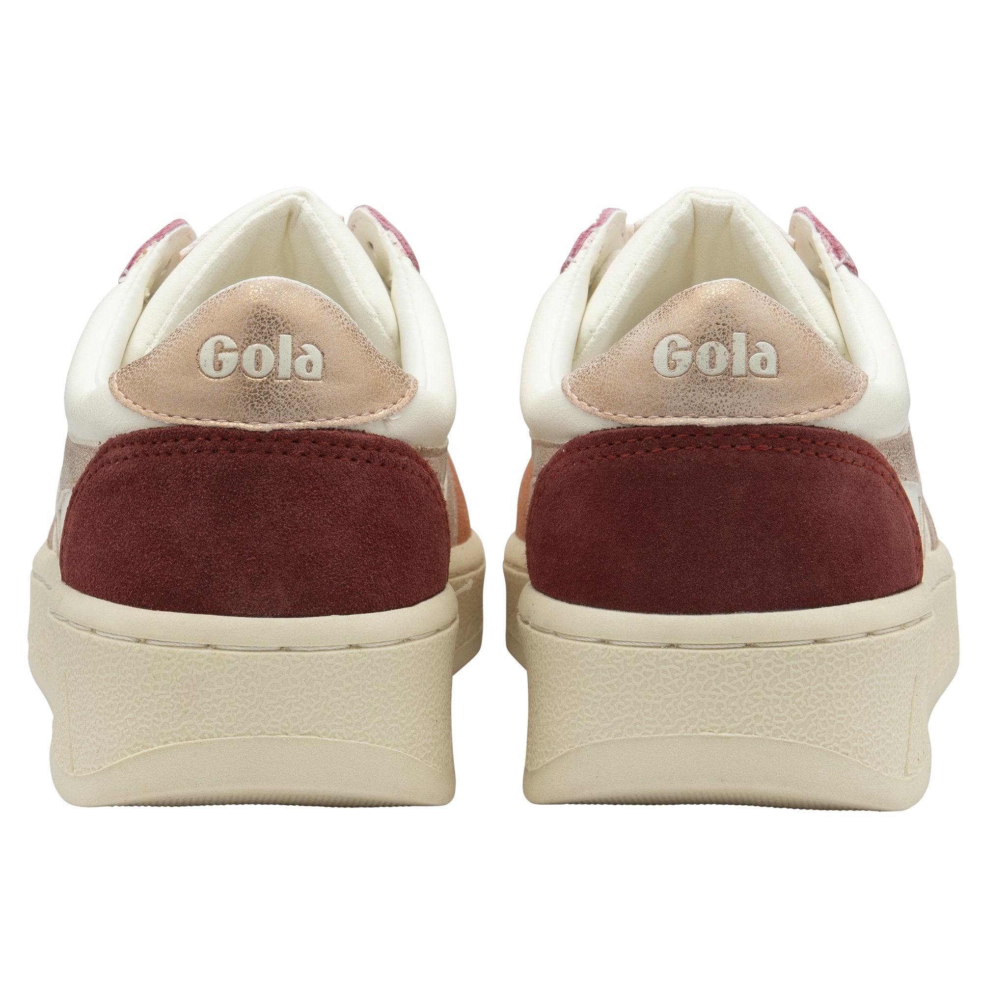 gola-grandslam-quadrant-damen-sneaker-off-white-terrakotta image 4