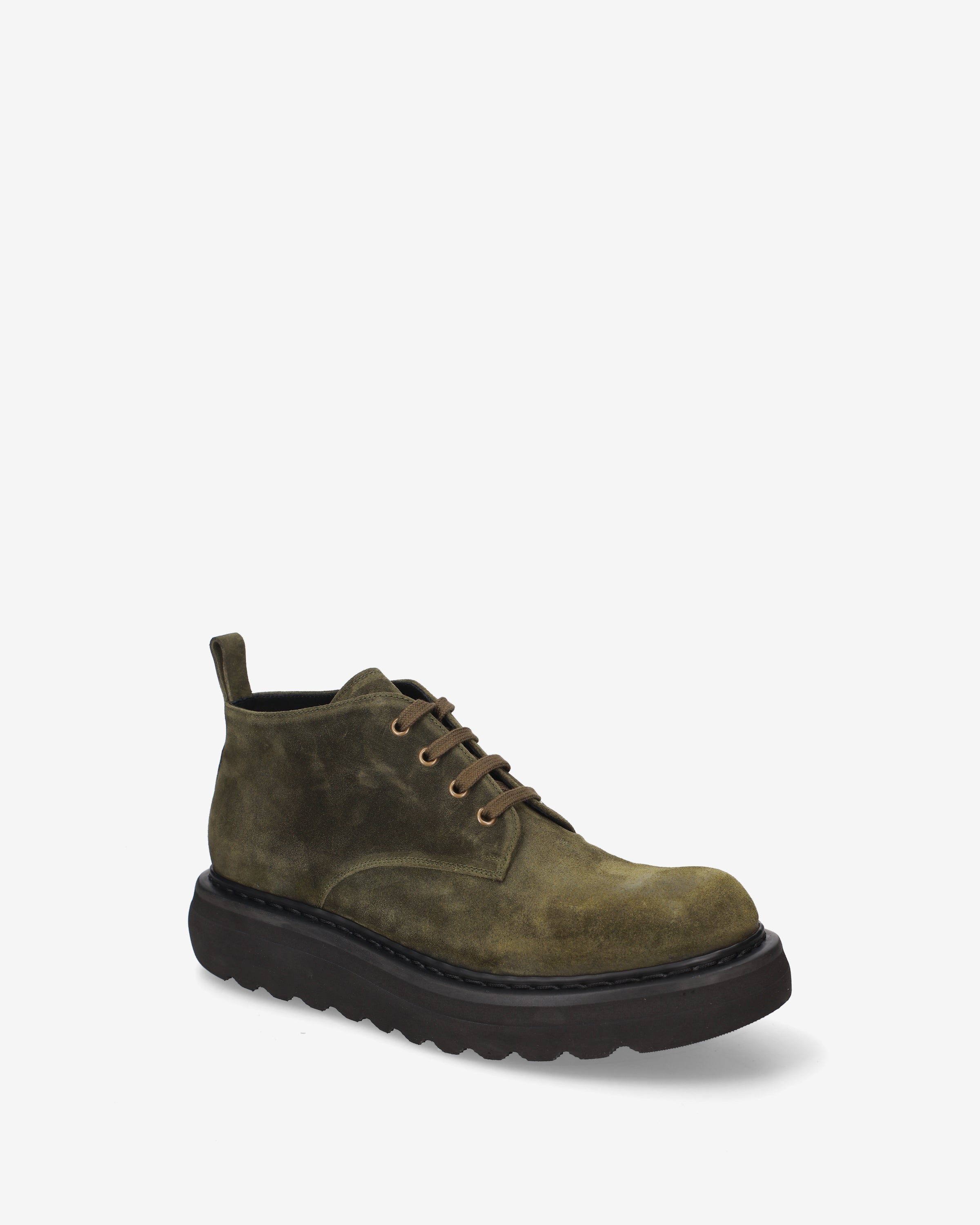 premiata-polacchino-platform-olive-herren-boot-aus-suede image 4