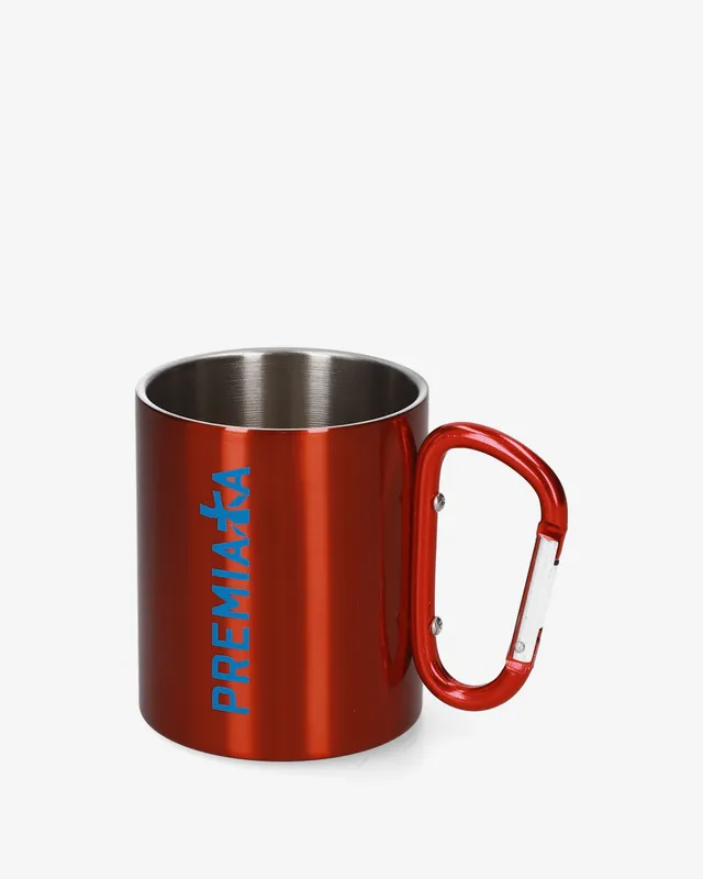 premiata-mug-carabiner-red-edelstahl-tasse image 1