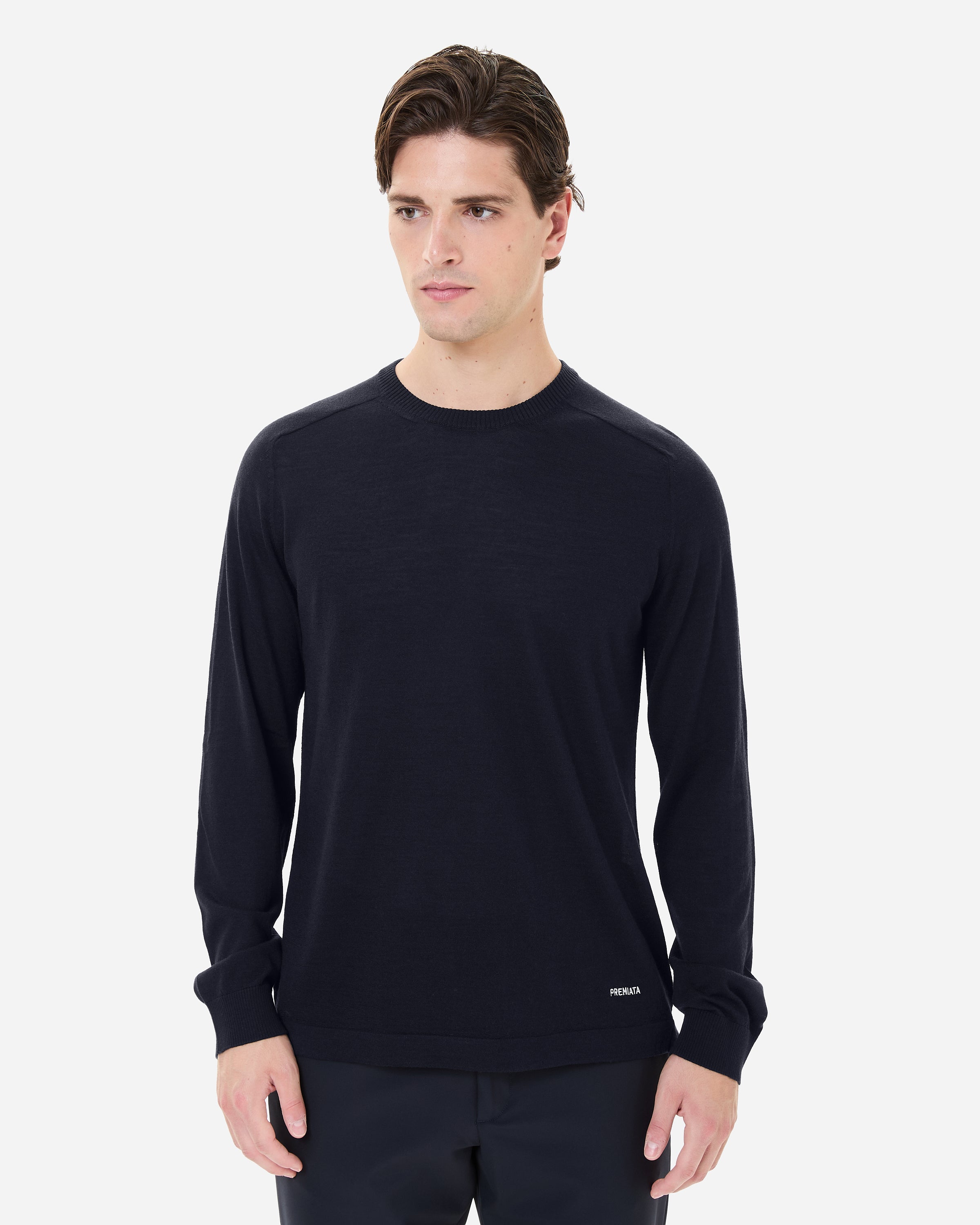 premiata-essential-herren-strickpullover-dark-blue image 4