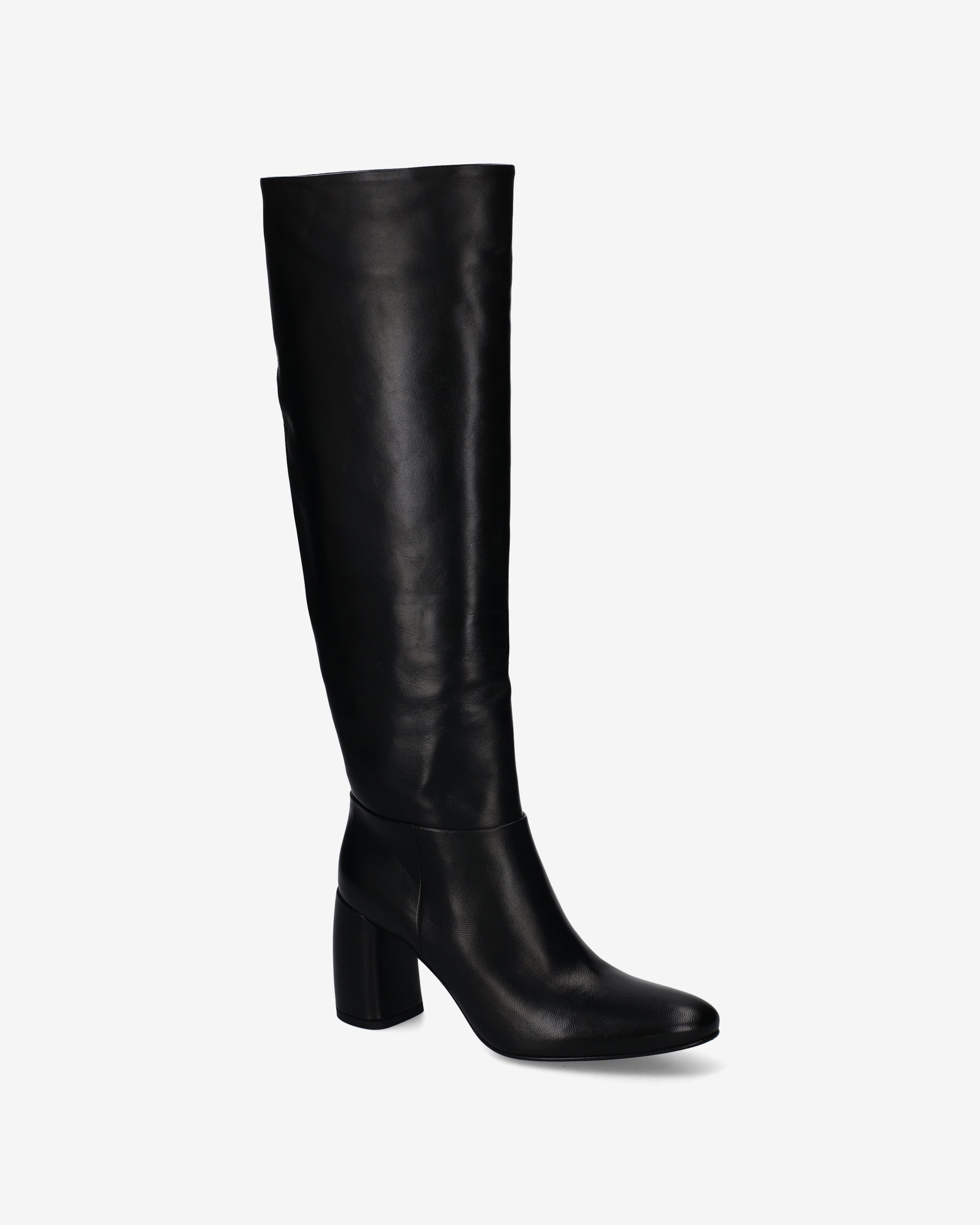 premiata-damen-stiefel-schwarzes-lammleder-85-mm-absatz image 4