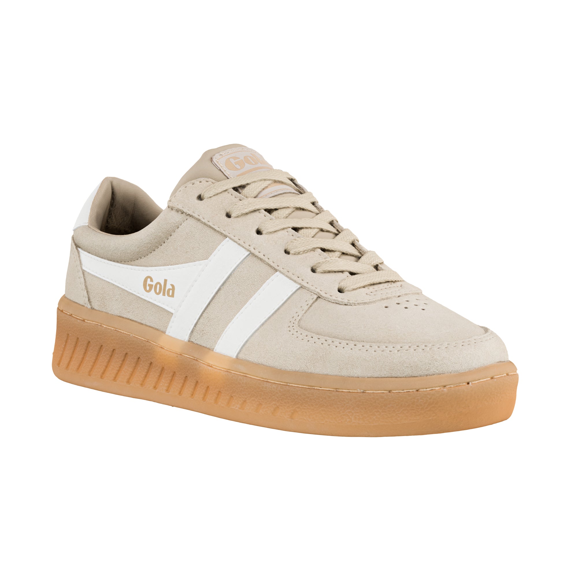 gola-grandslam-wildleder-sneaker-f-r-damen-court-sneaker-bone-off-white image 2