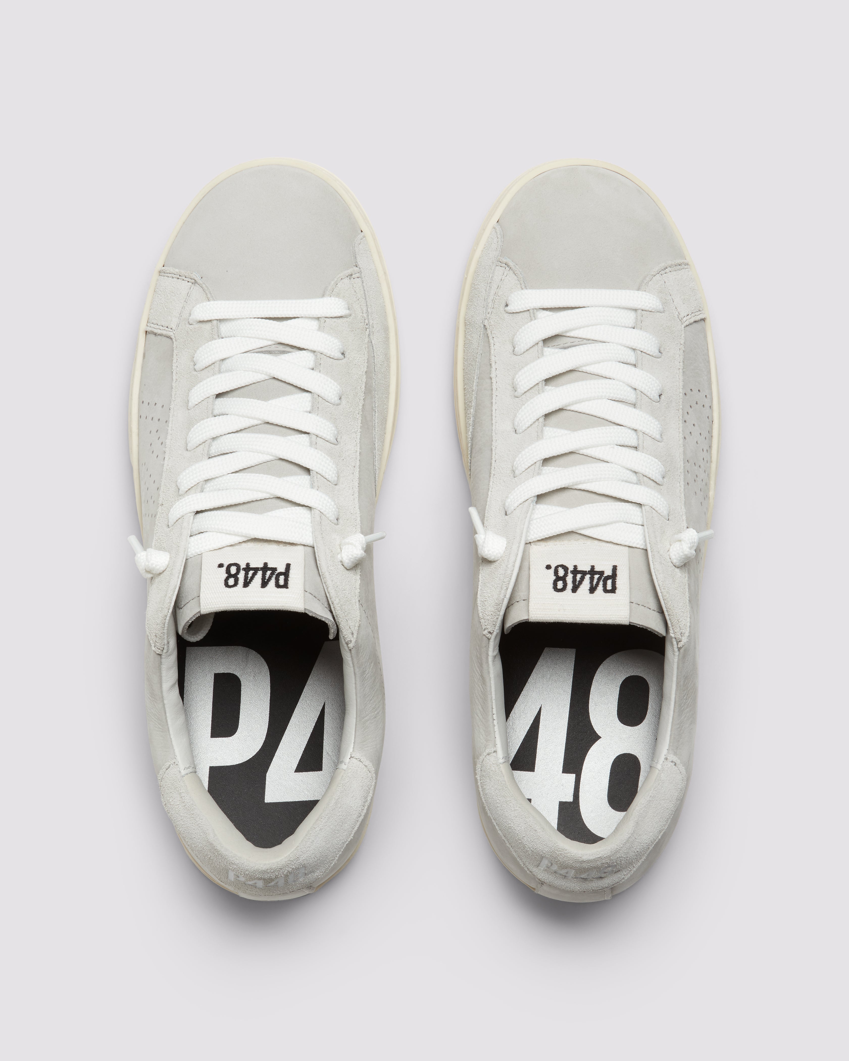 p448-john-herren-sneaker-grey-grau-leder image 2