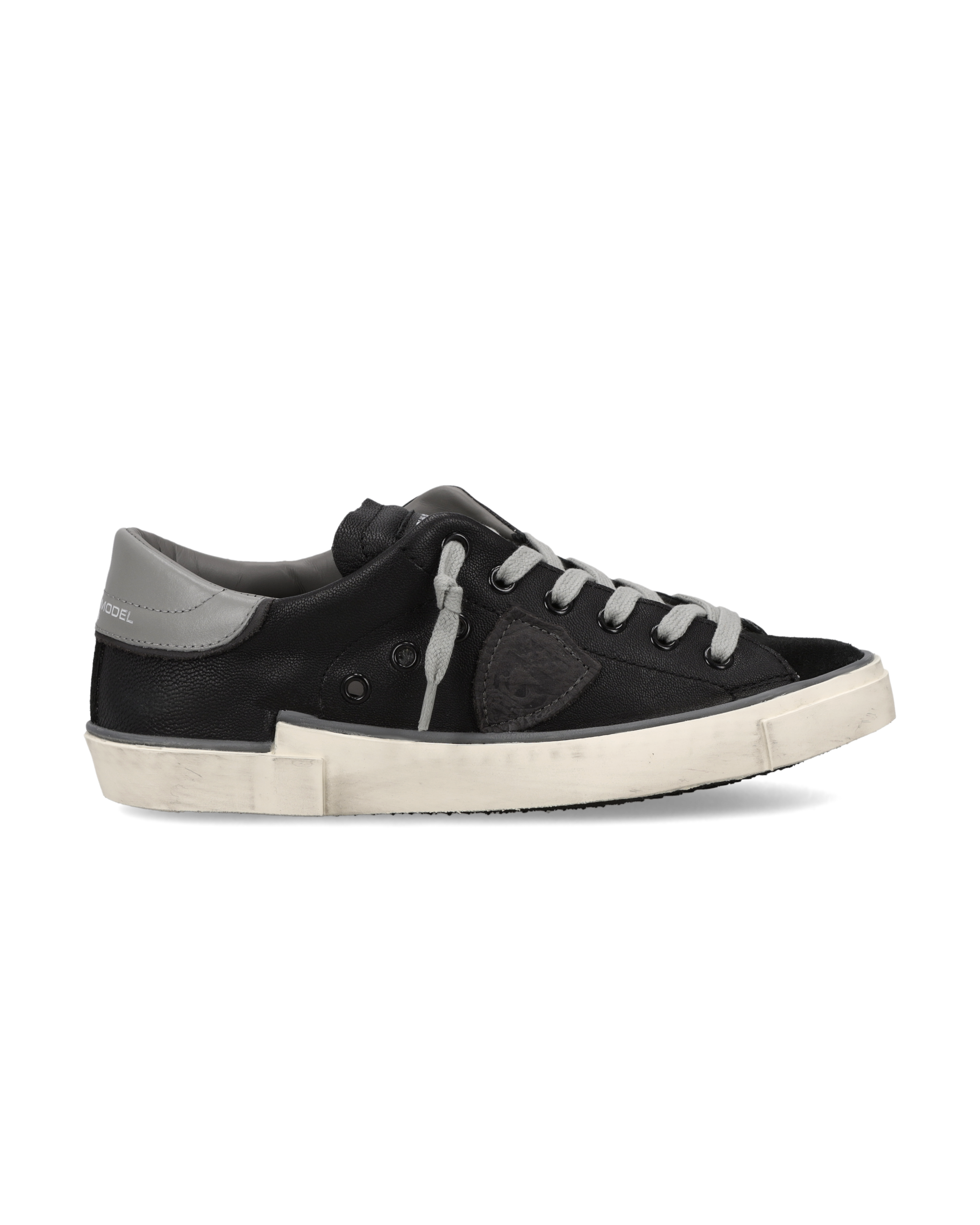 philippe-model-prsx-damensneaker-noir-gris-anthracite image 1