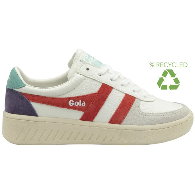 gola-grandslam-trident-damen-court-sneaker-wei-koralle image 1