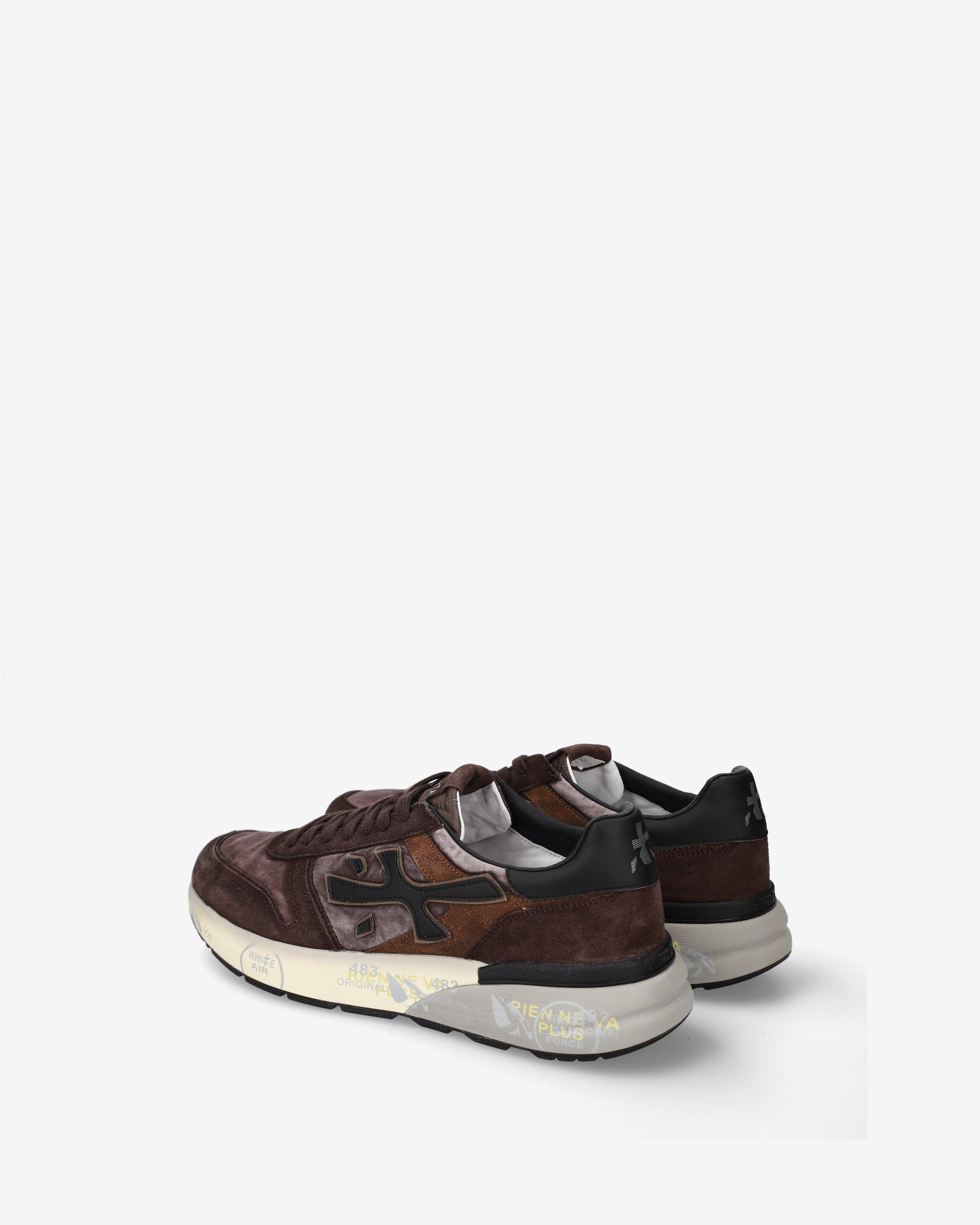 premiata-mick-8434-herren-sneaker-braun image 5