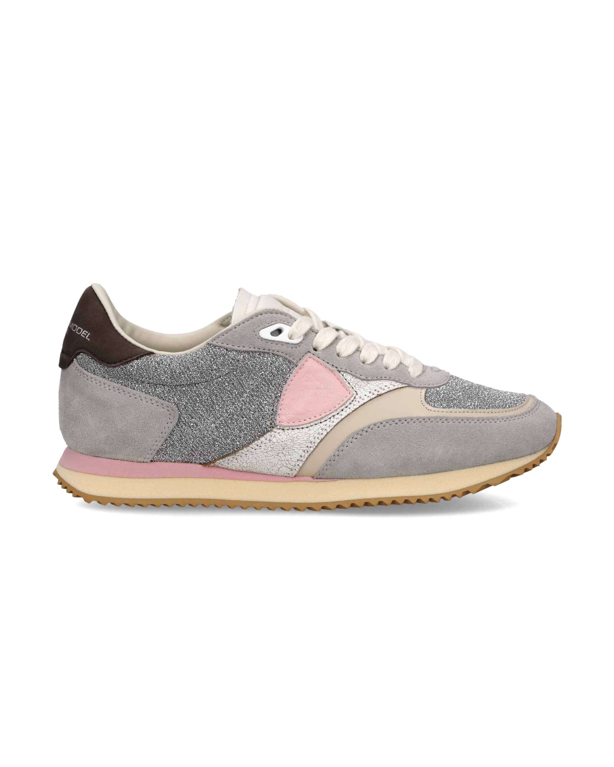 philippe-model-blville-damen-sneaker-silber-grau image 1