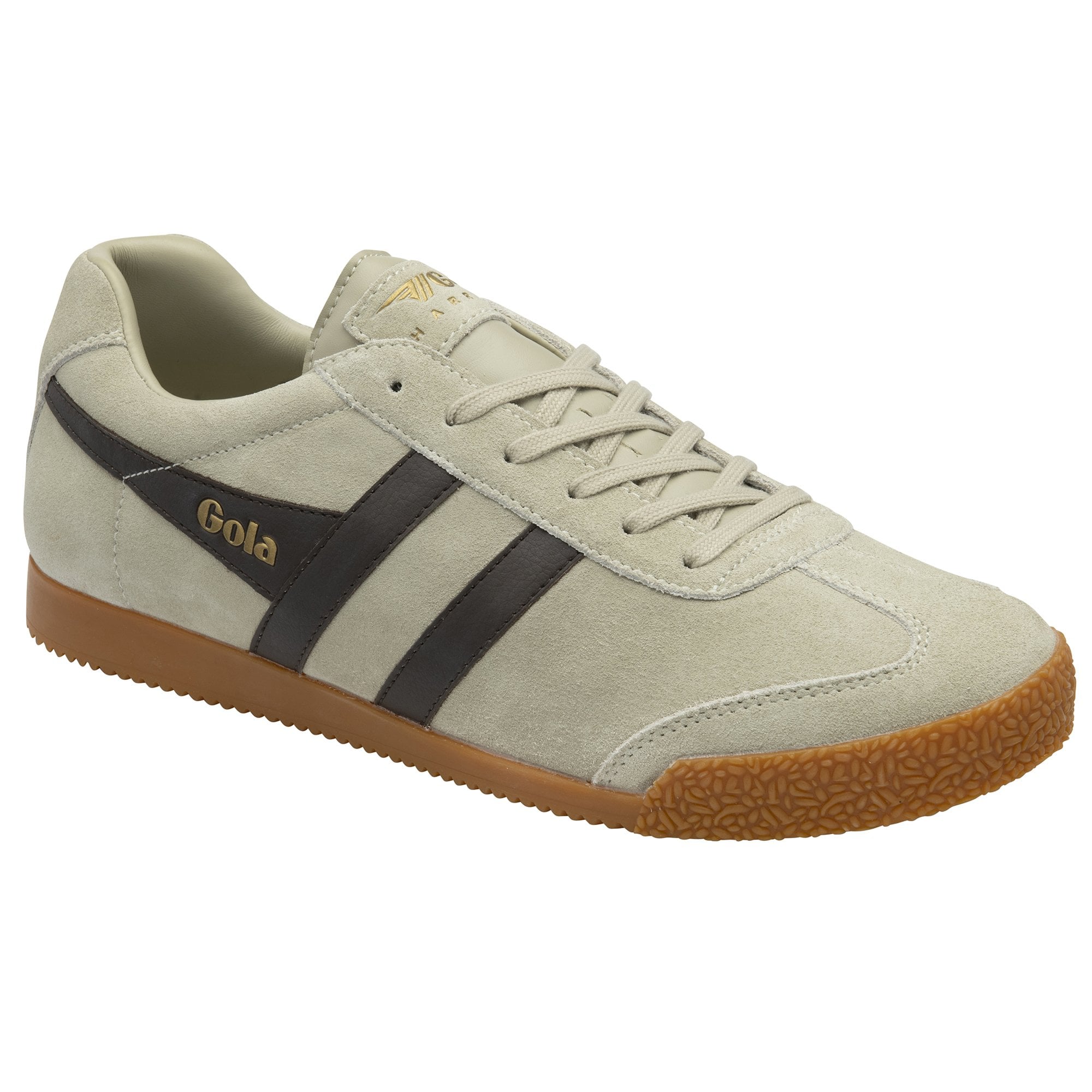 gola-harrier-herren-sneaker-wildleder-weizen-dunkelbraun image 2