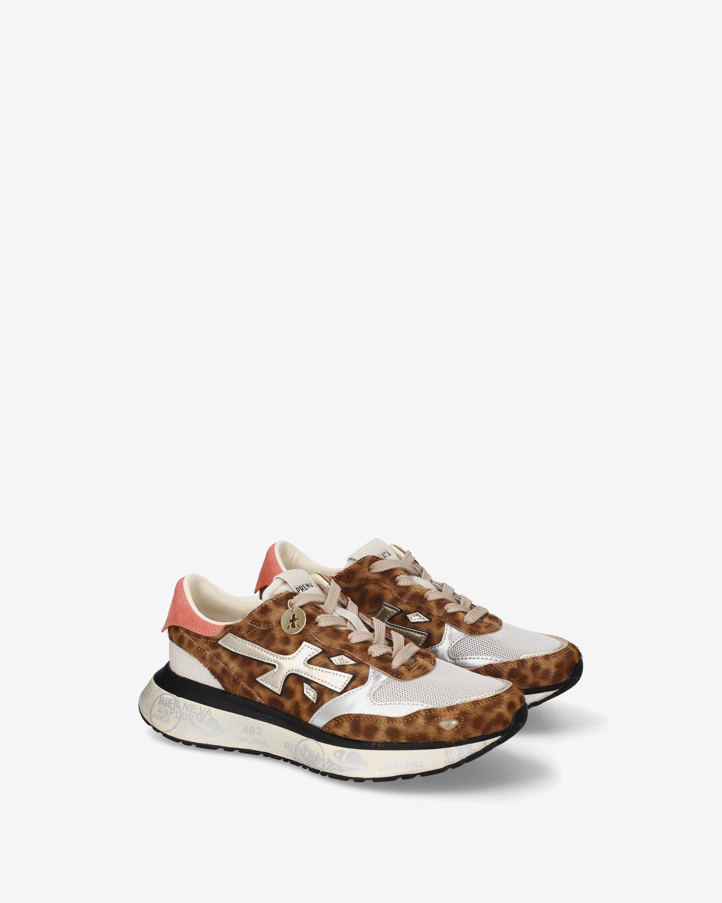 premiata-lauryn-8530-sneaker-damen-cavallino-braun-laminat image 2