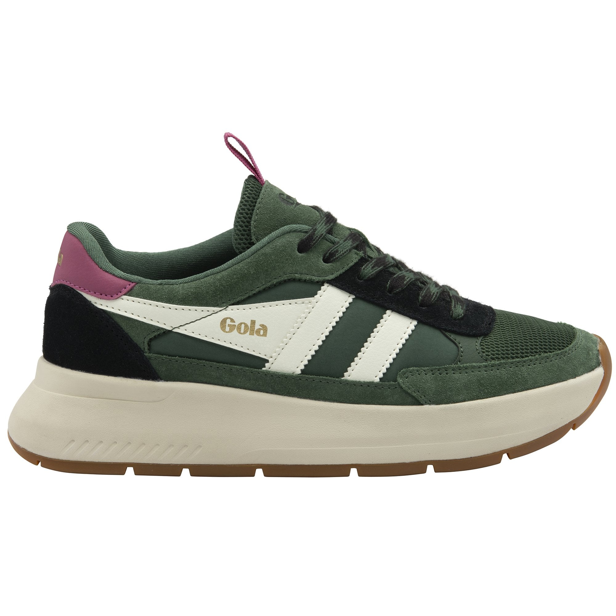 gola-phoenix-damen-sneaker-tannengr-n-fuchsia image 1