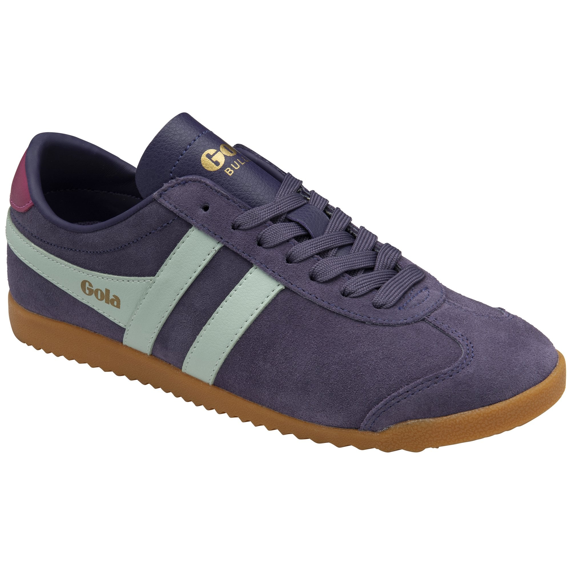gola-bullet-damen-sneaker-wildleder-pflaume-surfblau image 2