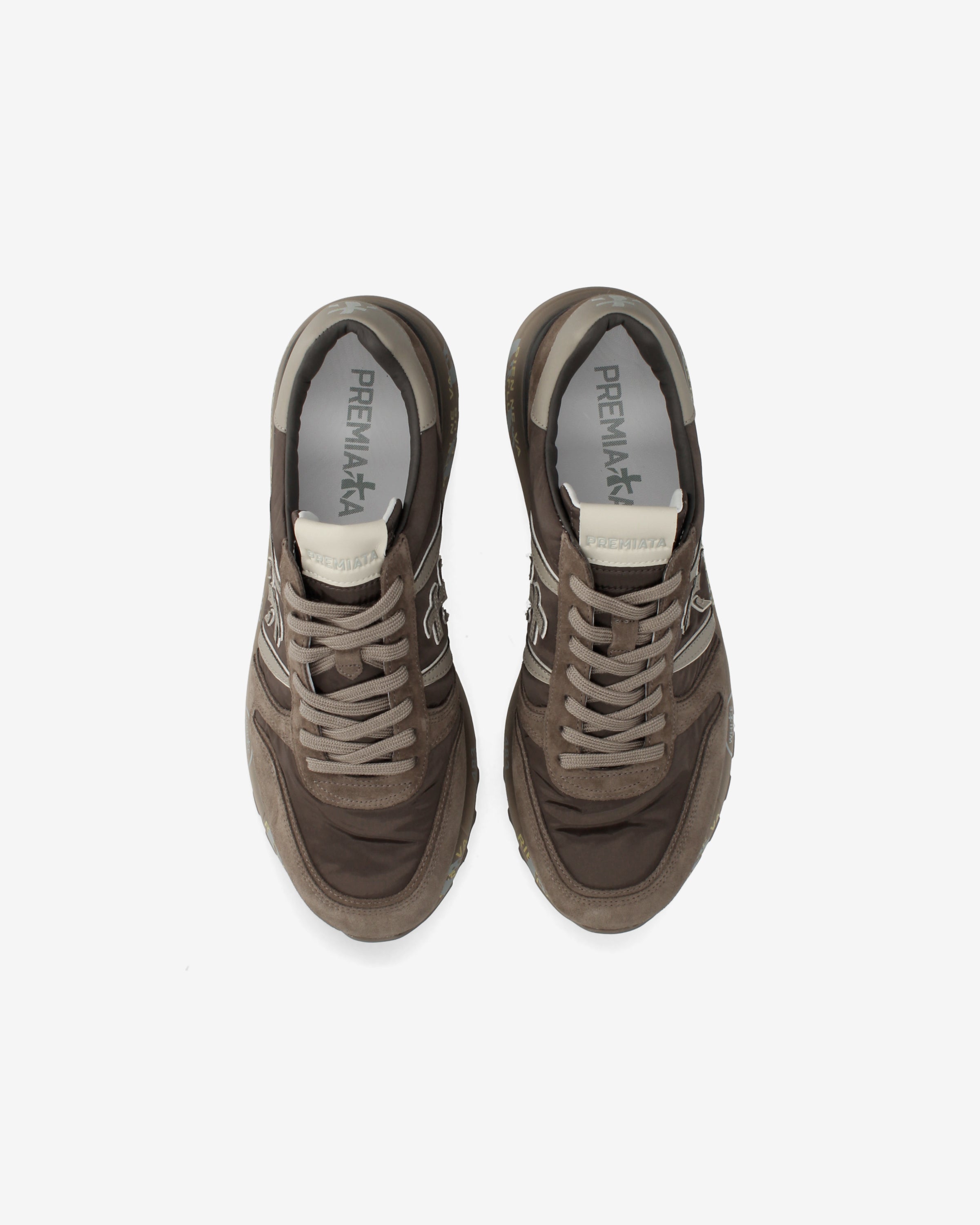 premiata-lander-8410-sneaker-braun-nylon-suede image 6