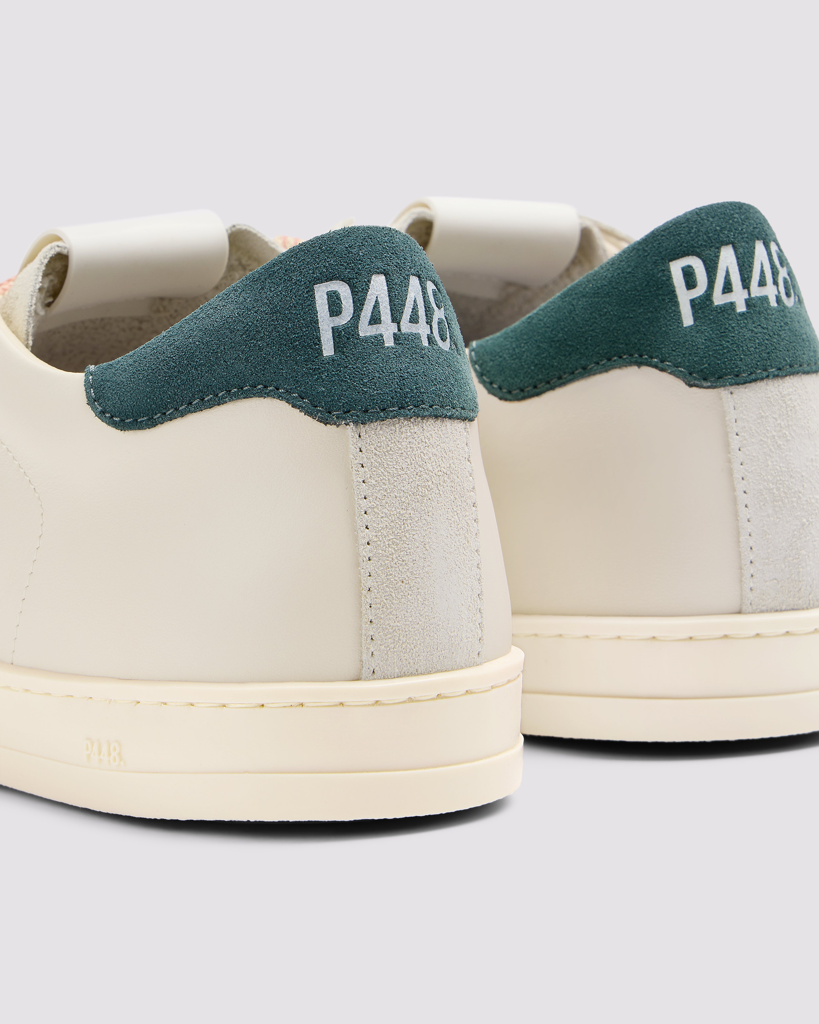 p448-john-cream-low-top-sneaker-green image 6