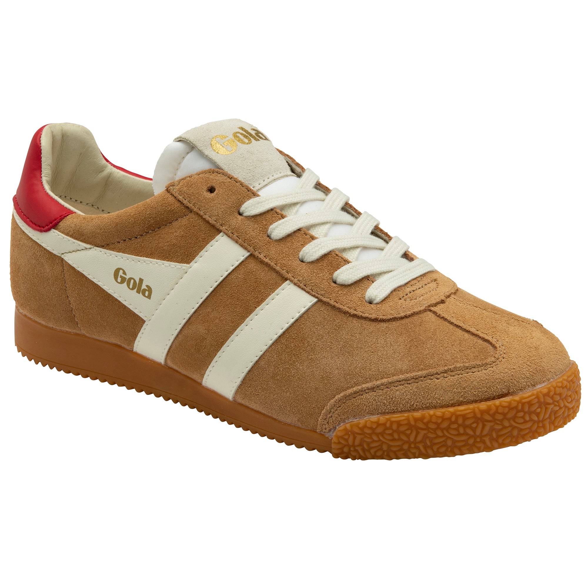 gola-elan-sneaker-f-r-damen-karamell-creme-rot image 2