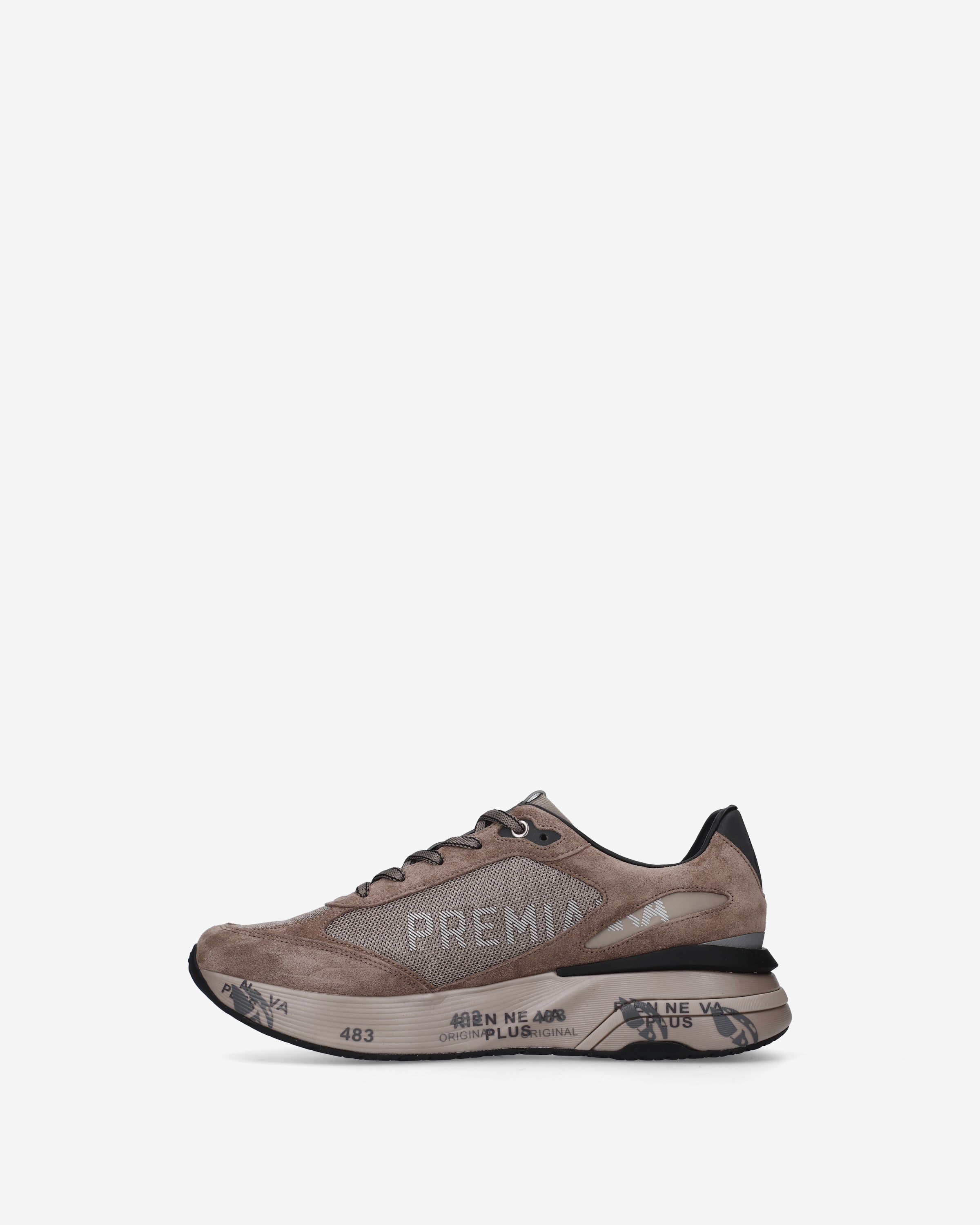 premiata-moerun-8699-herren-sneaker-taupe-suede-mesh image 3