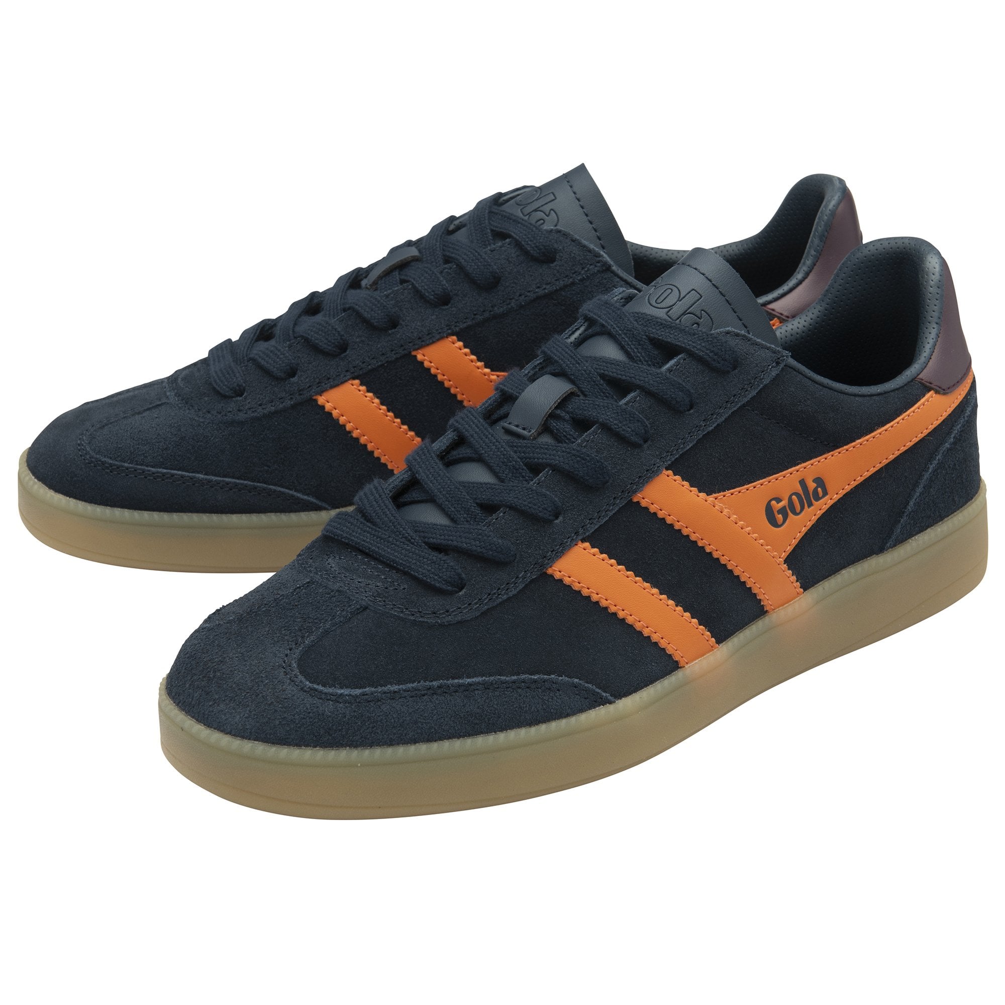 gola-viper-herren-sneaker-marineblau-orange-wildleder image 3