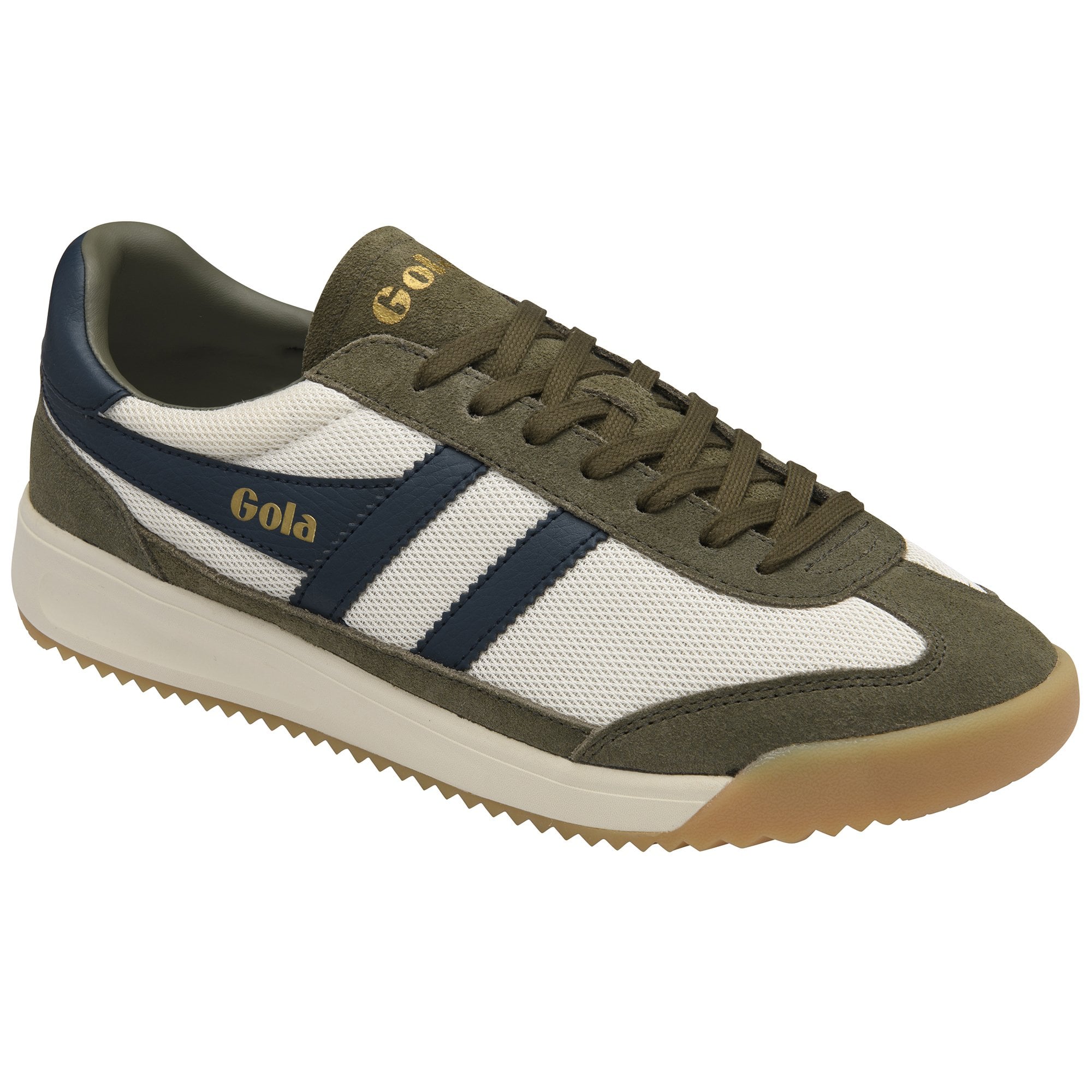 gola-tornado-88-herren-mesh-sneaker-creme-tabak-navy image 2
