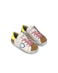 philippe-model-prsx-sneaker-wei-cognac-gelb-fluo image 4