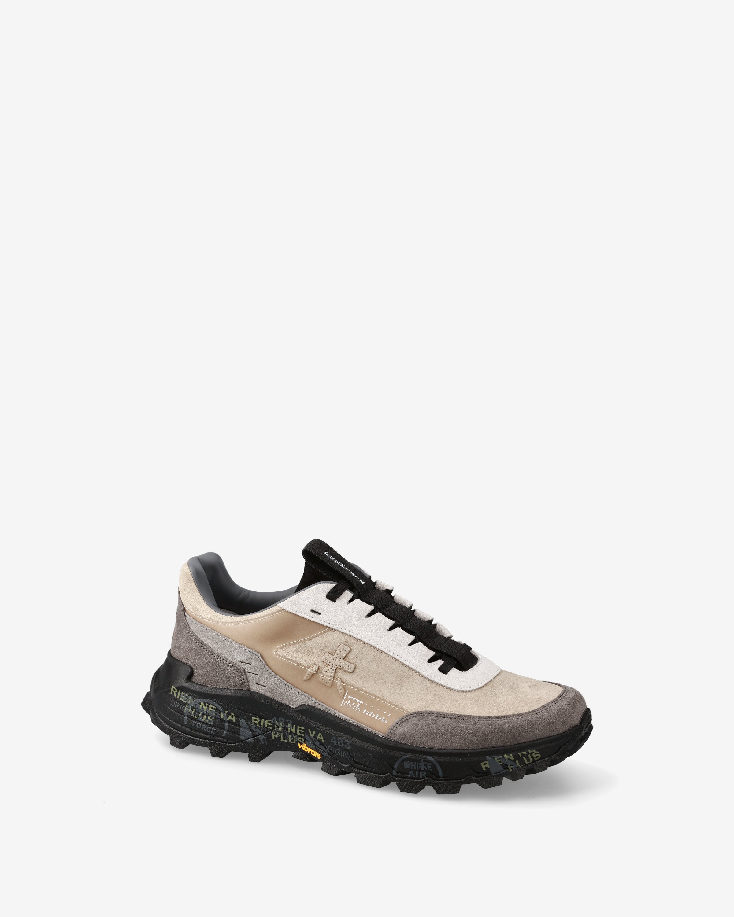 premiata-devin-434-sneaker-herren-beige-mit-vibram image 4