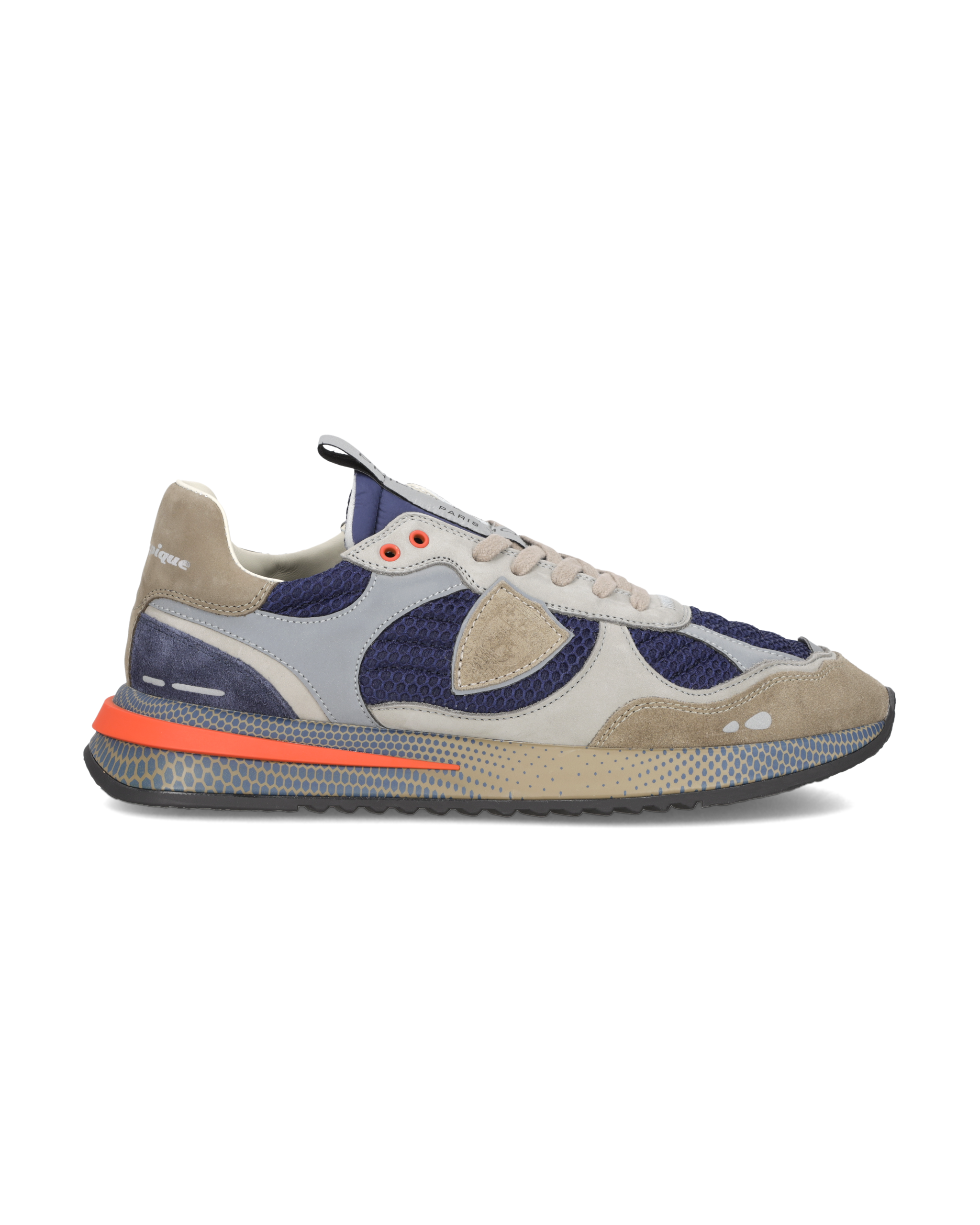 philippe-model-olympique-herren-sneaker-grau-blau image 1