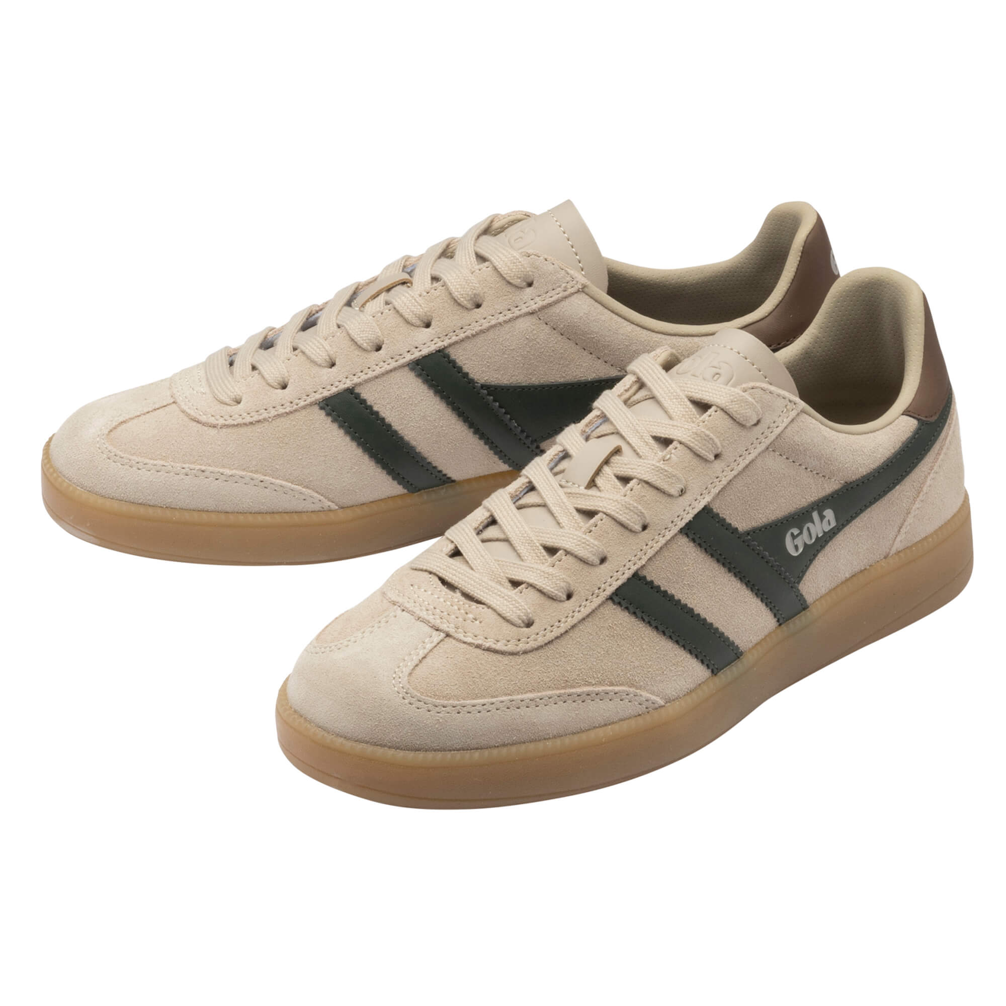 gola-viper-herren-sneaker-knochen-dunkelkhaki-wildleder image 3