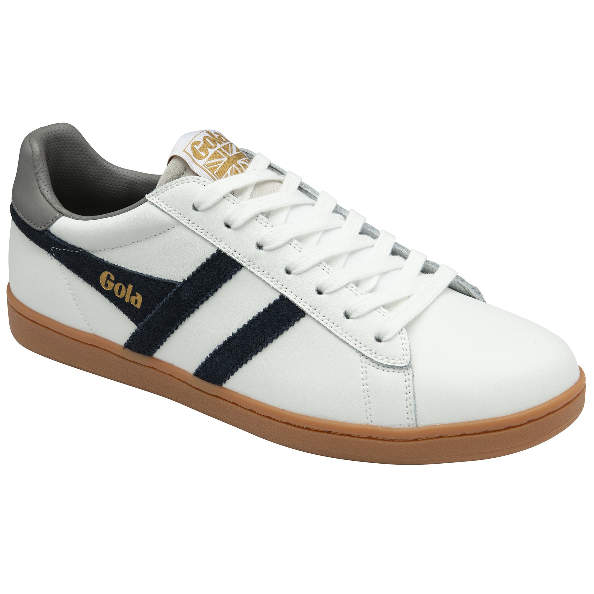 gola-equipe-ii-leder-herren-sneaker-wei-navy image 2