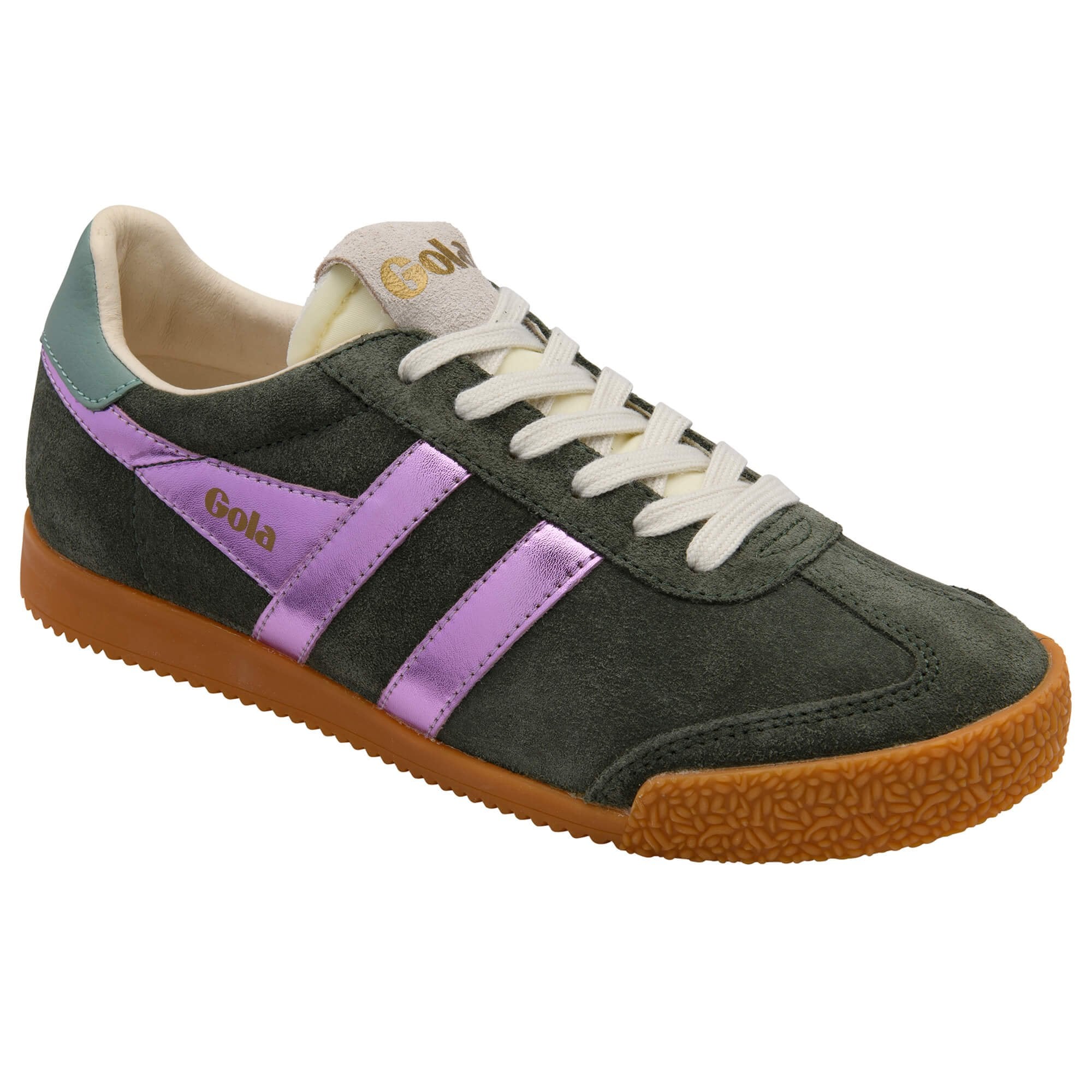 gola-elan-glitz-damen-sneaker-khaki-metallic-lila image 2