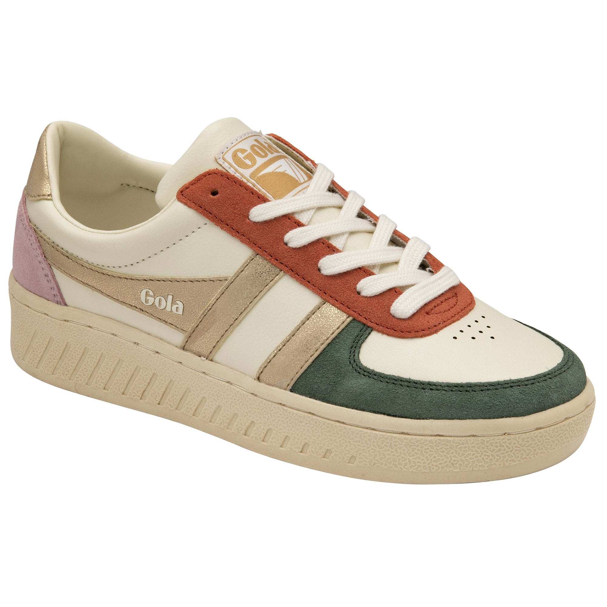 gola-grandslam-quadrant-sneaker-f-r-damen-off-white-multicolor image 2