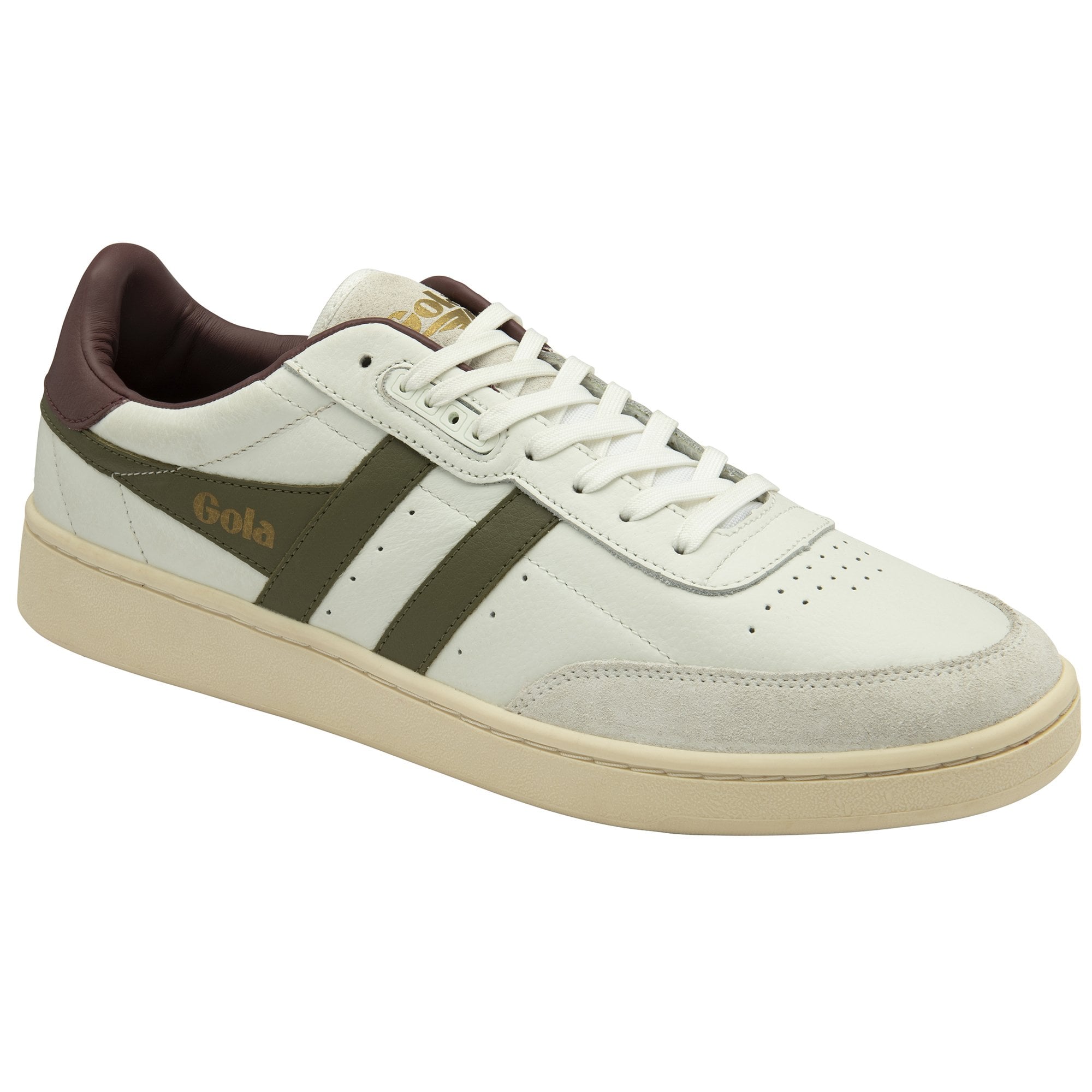 gola-contact-leather-herren-sneaker-wei-burgund image 2