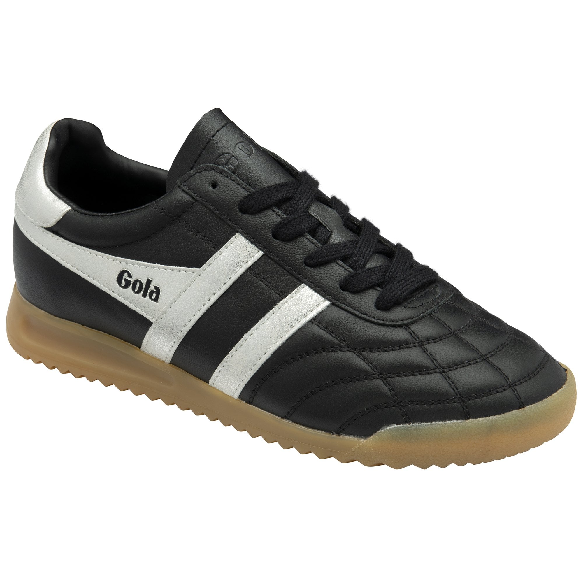 gola-stadium-damen-stadiontrainer-schwarz-silber-sneaker image 2