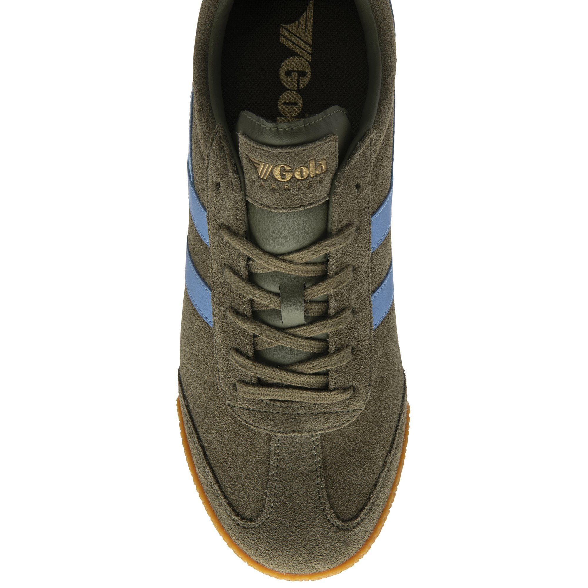 gola-harrier-herren-sneaker-khaki-hellblau-wildleder image 5